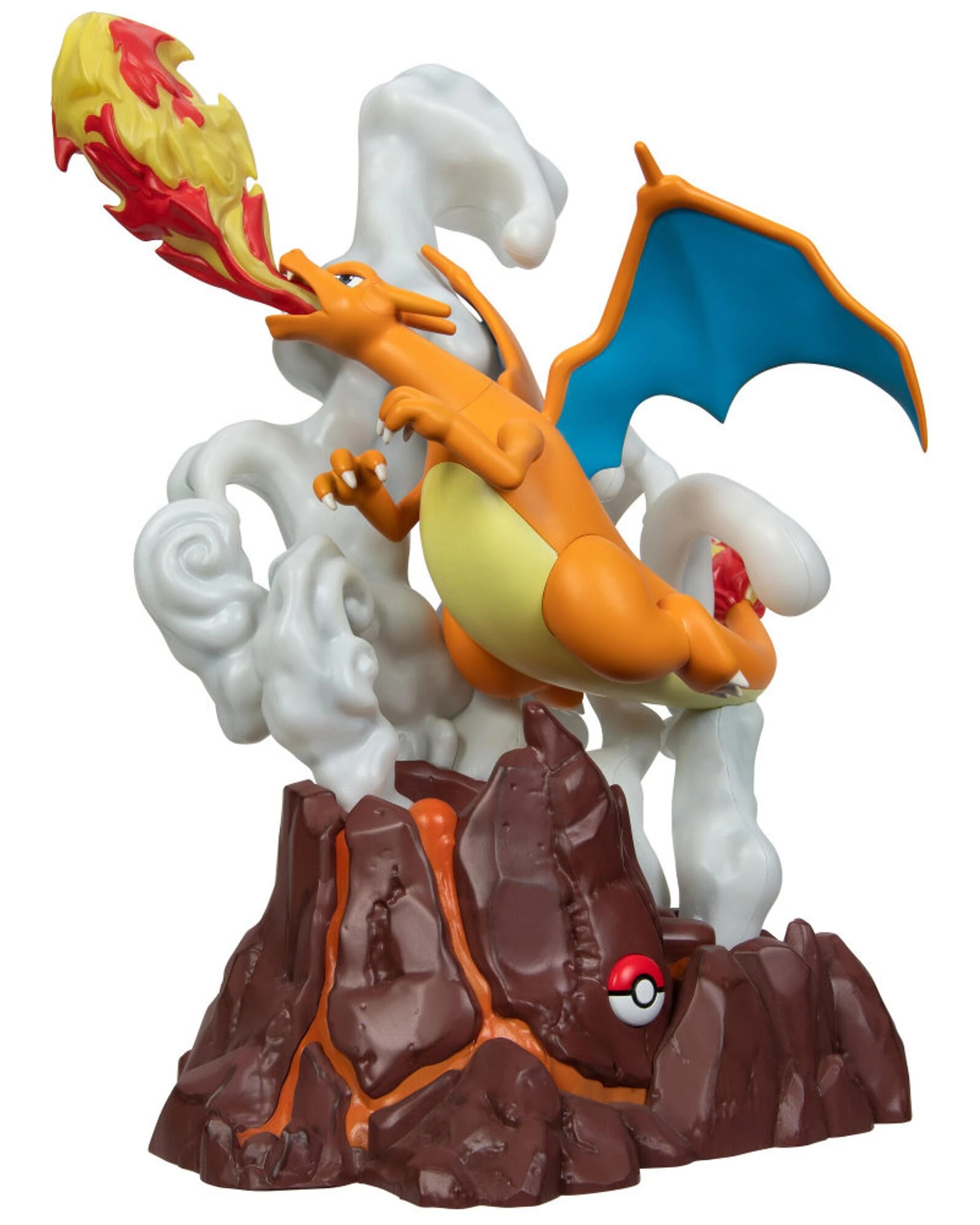 4 Pokemon 13 inch Charizard Deluxe Collector Statue, 4 of 6