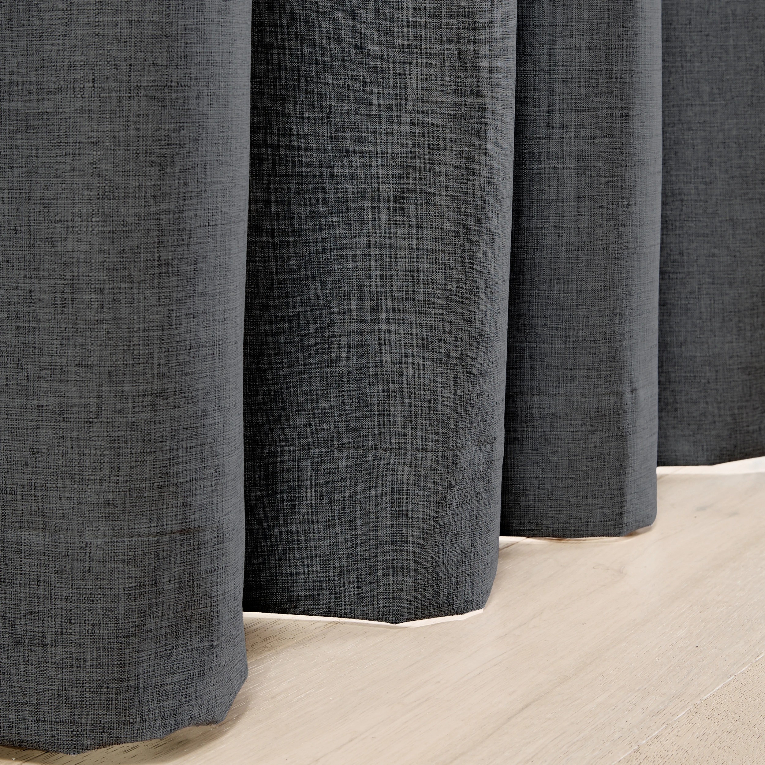 5 Monaco Long Curtain - Pepper - 140cm x 250cm, 5 of 5