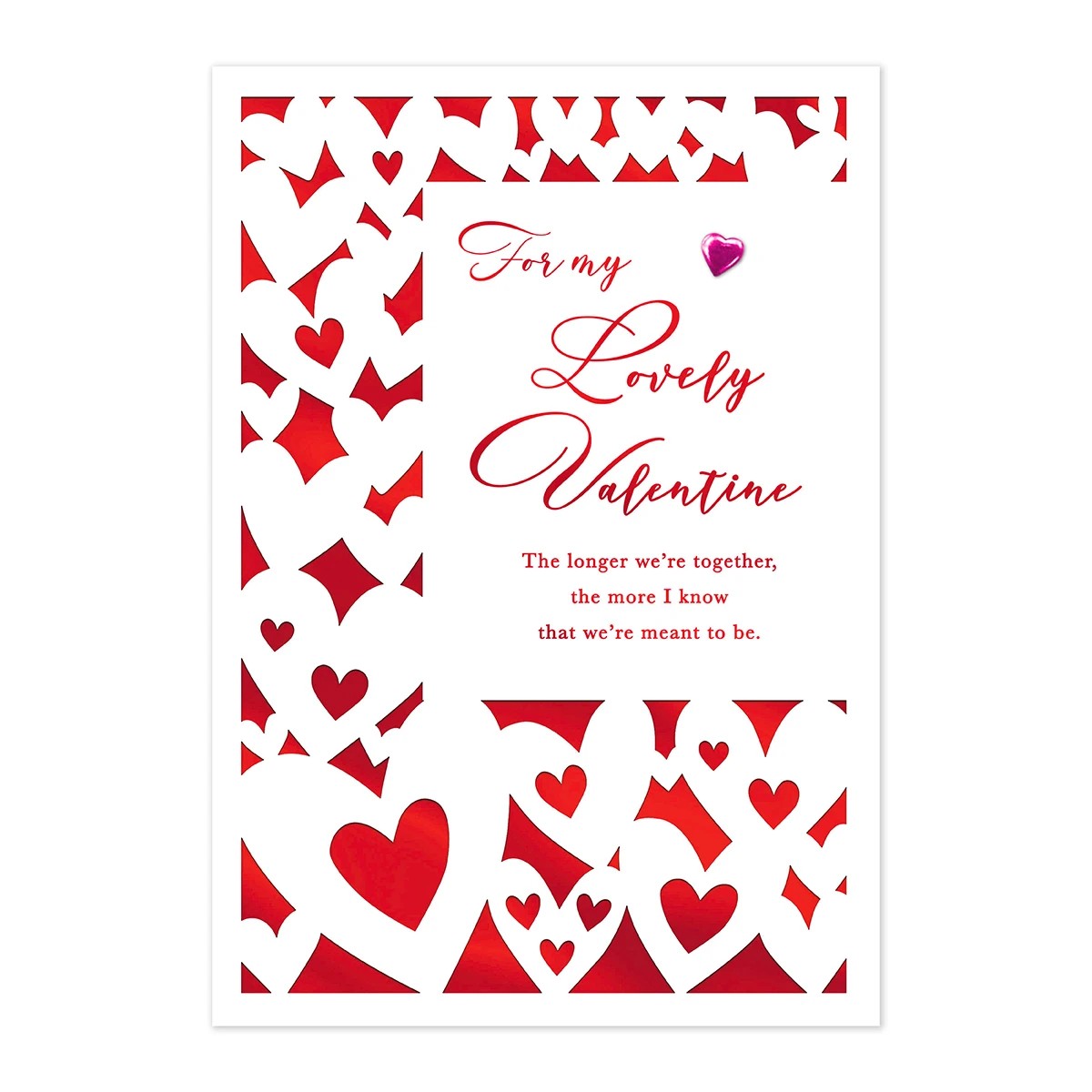 4 Hallmark Valentine's Day Card - For My Lovely Valentine, 4 of 4