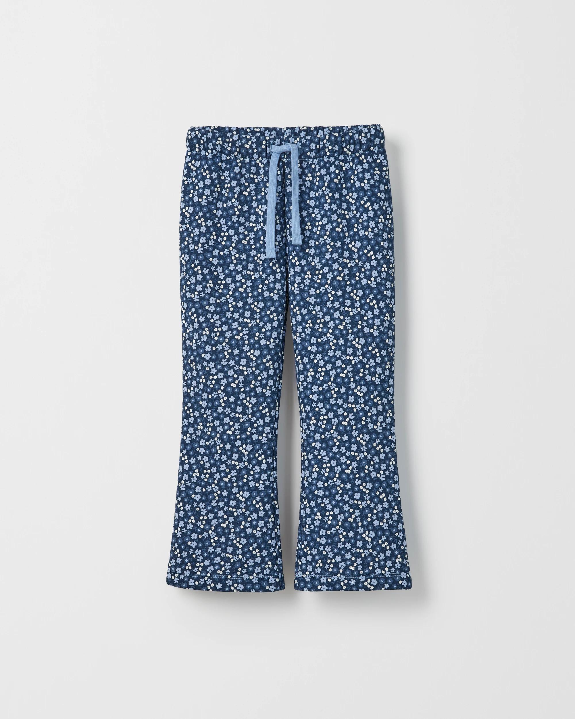 1 Target Kids Australian Cotton Blend Fashion Co-Ord Trackpants DITSY AOP BLUE, 1 of 1