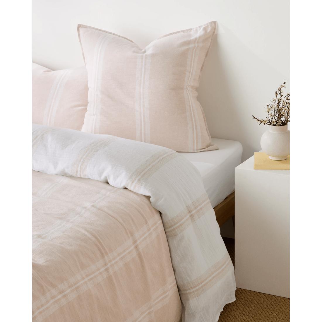 1 Target Rowie Stripe Linen/cotton European Pillowcase
 - Queen Bed
 - Natural, 1 of 4