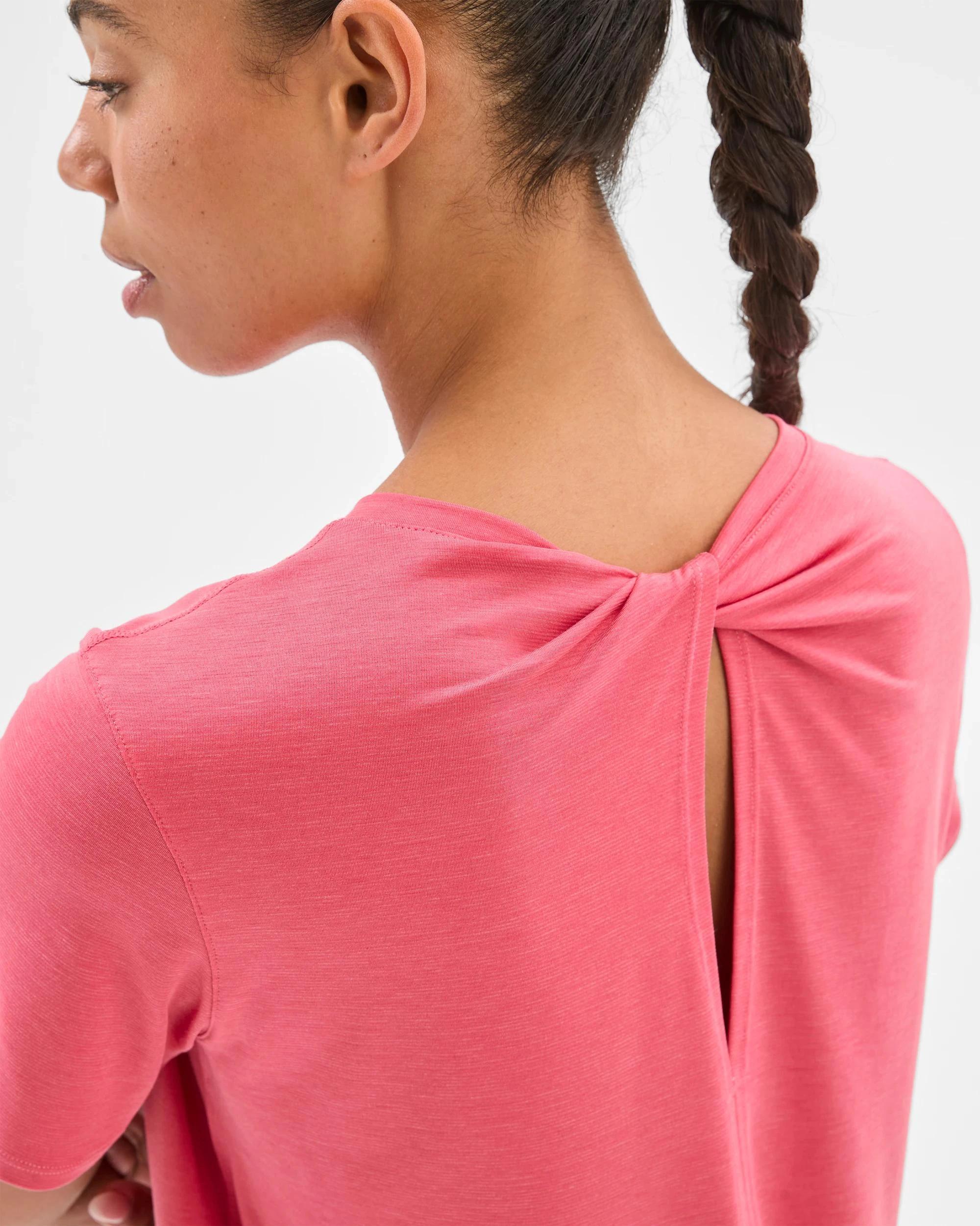 3 Target Active Twist Back Running T-Shirt WATERMELON, 3 of 6