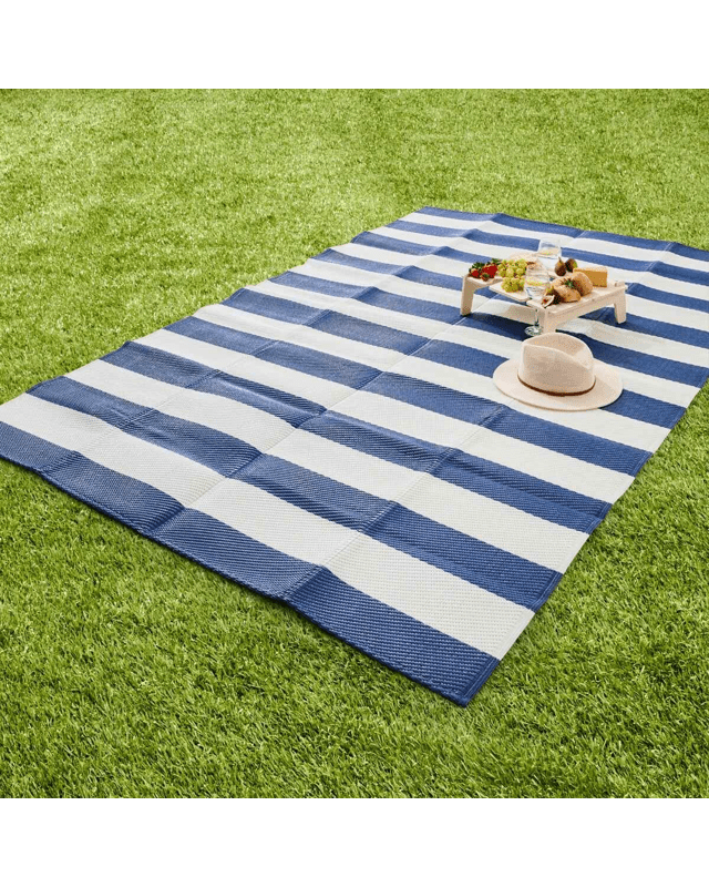 Woven Floor Mat - Blue St
