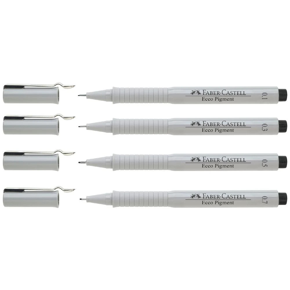 2 Faber-Castell Ecco Pigment Fineliner Odds 4 Pack, 2 of 6