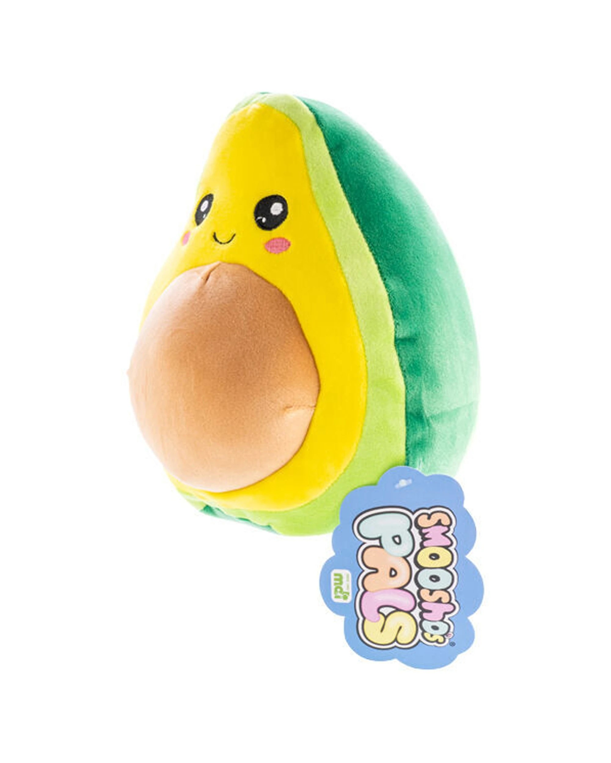 4 Smooshos Pal Squishy Super Soft Plushie Kid's Toy 22x16x22cm Avocado - Multi, 4 of 4