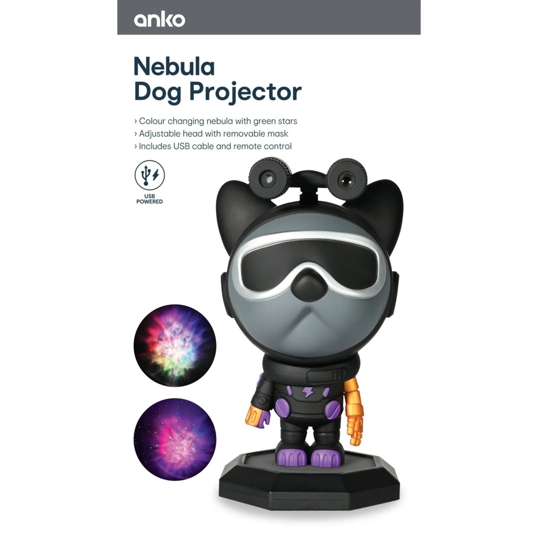 1 Nebula Dog Projector with Stars, 1 of 9