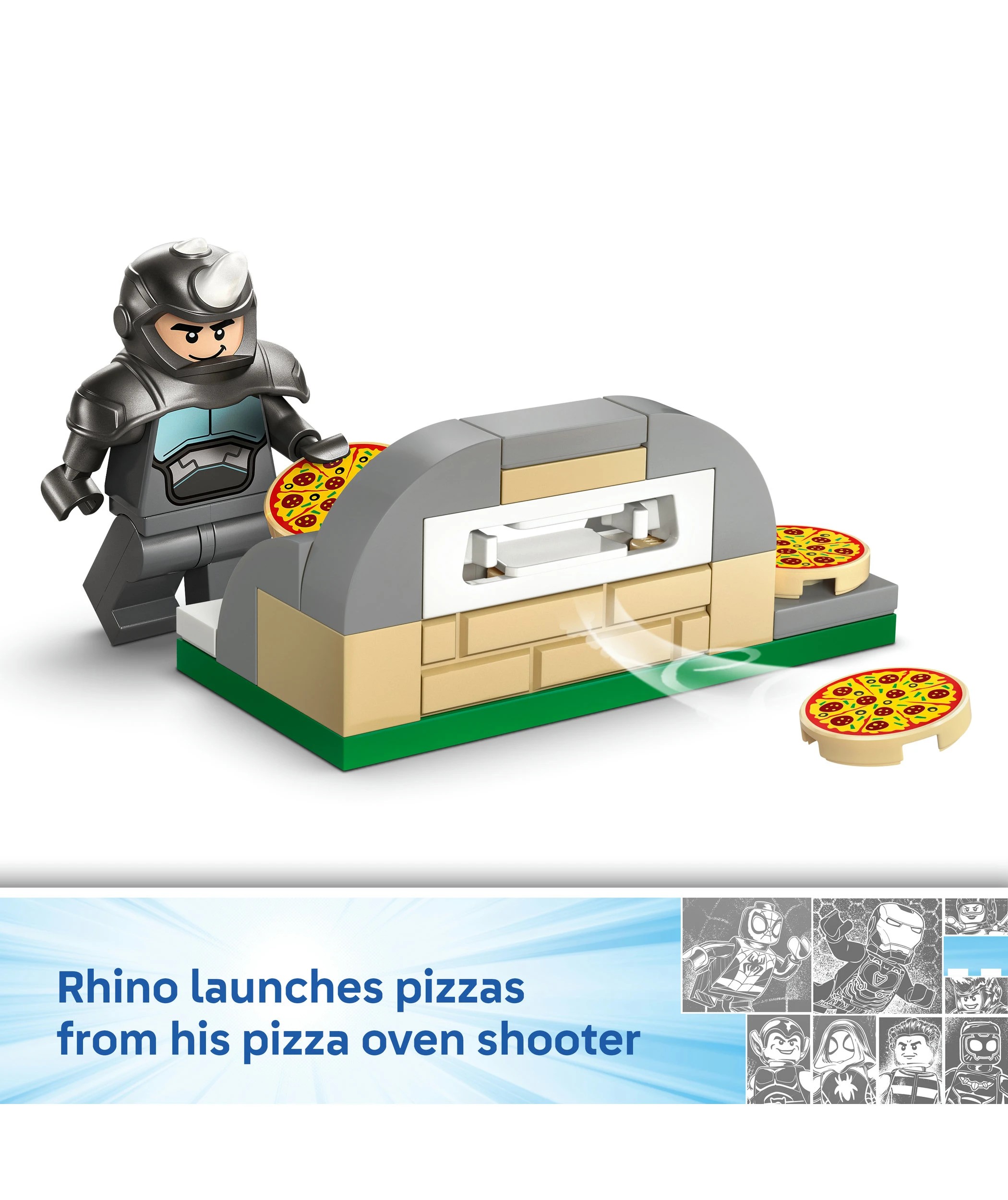 7 LEGO Spidey on his Motorcycle vs. Rhino 11206, 7 of 10