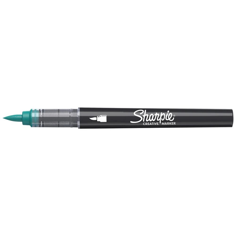 1 Sharpie Creative Acrylic Brush Marker Emerald Green, 1 of 6