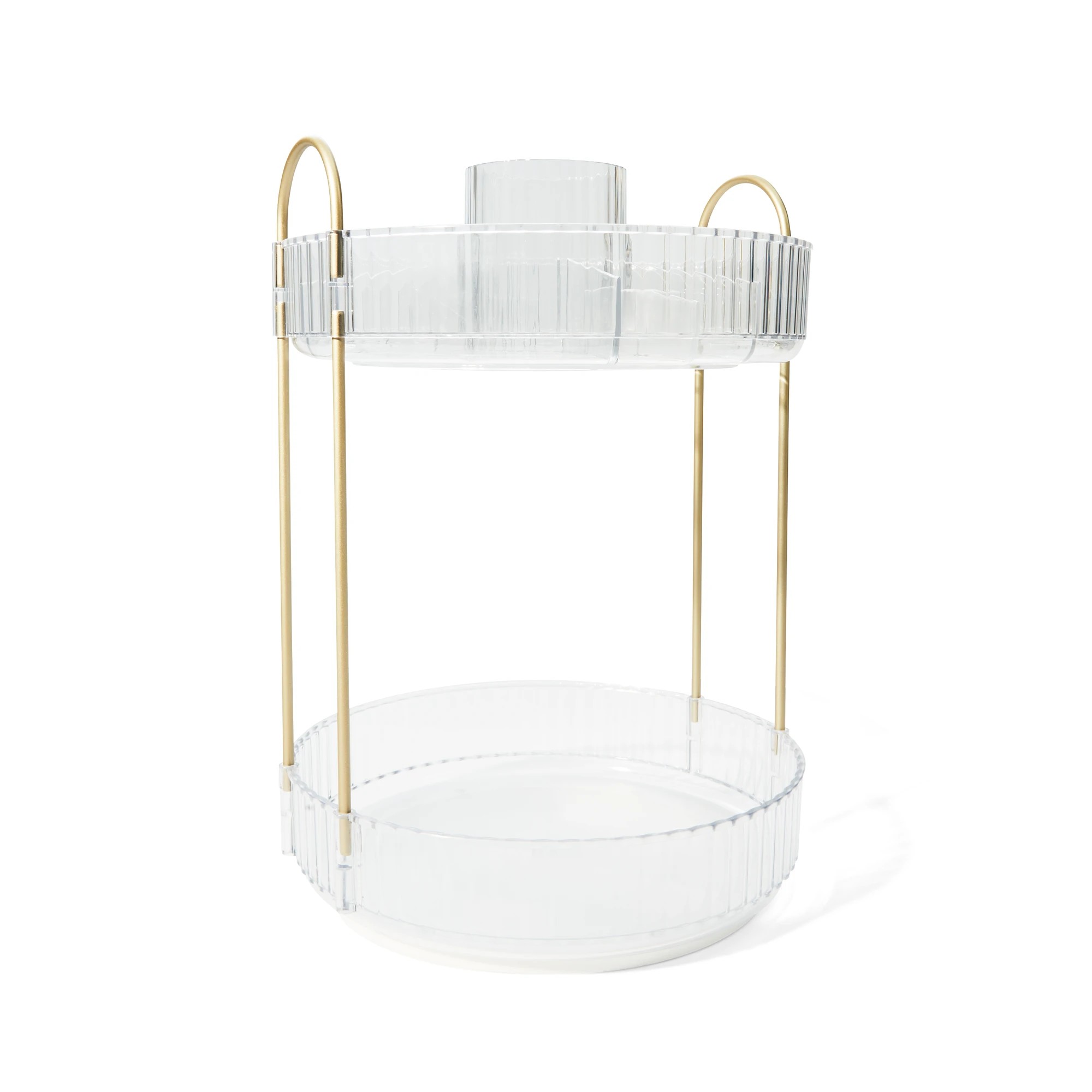 3 2 Tier Rotating Bathroom Organiser, 3 of 9
