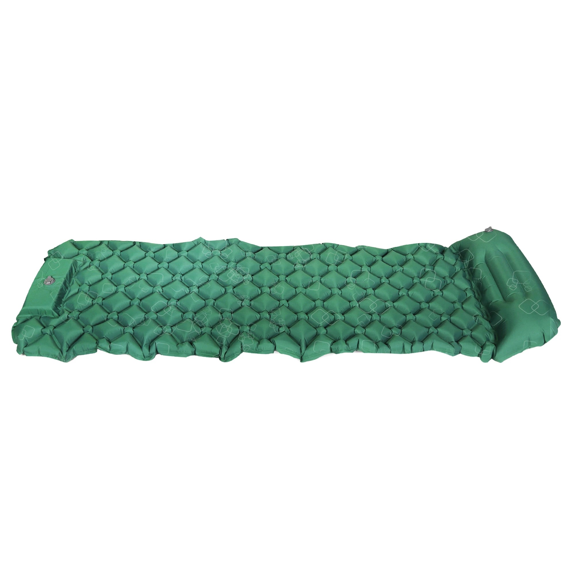 2 Mountview Self Inflating Mattress Camping Air Bed Sleeping Pad Double Pillow Bag - Green, 2 of 9