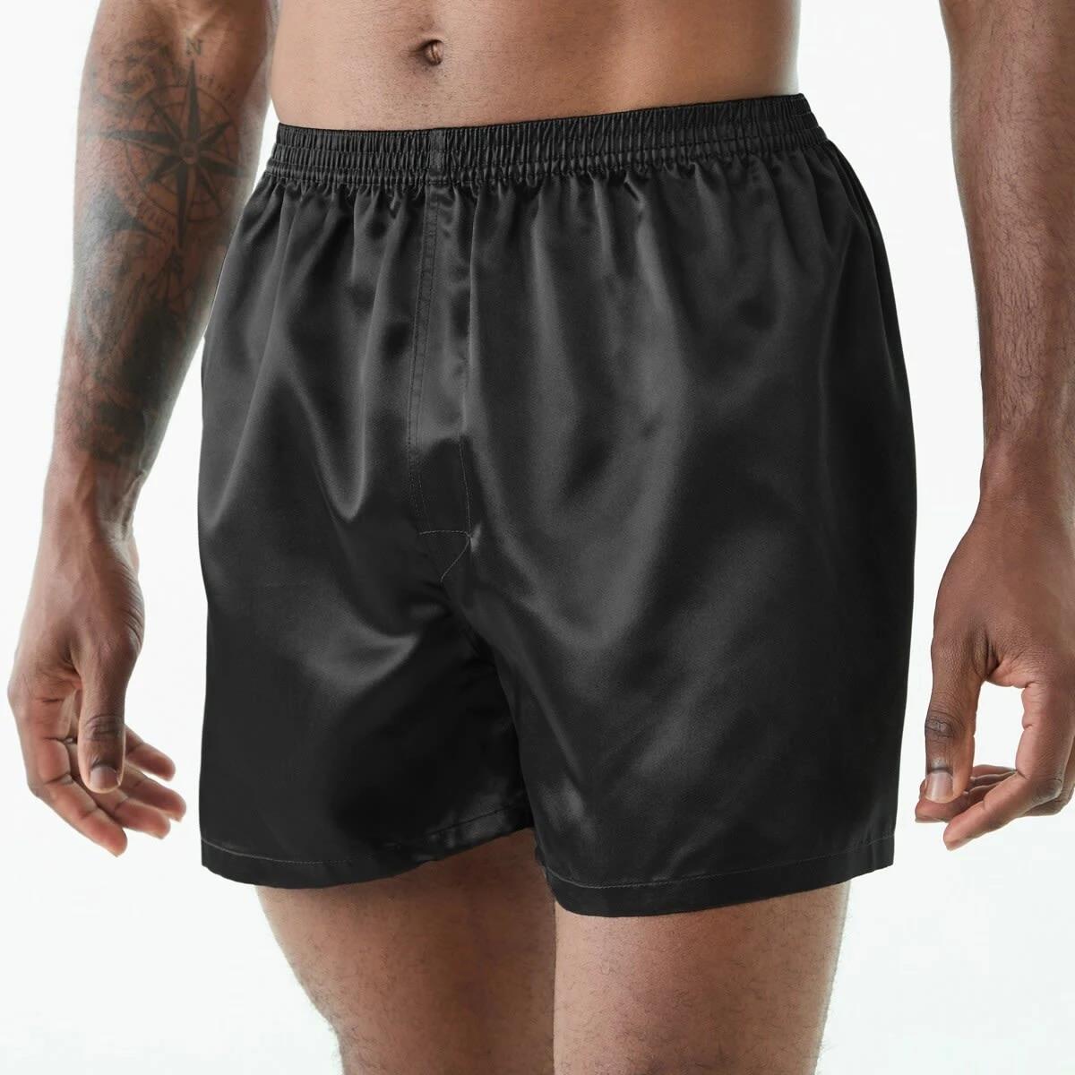 4 2 Pack Satin Boxers BEARFOREST, 4 of 6