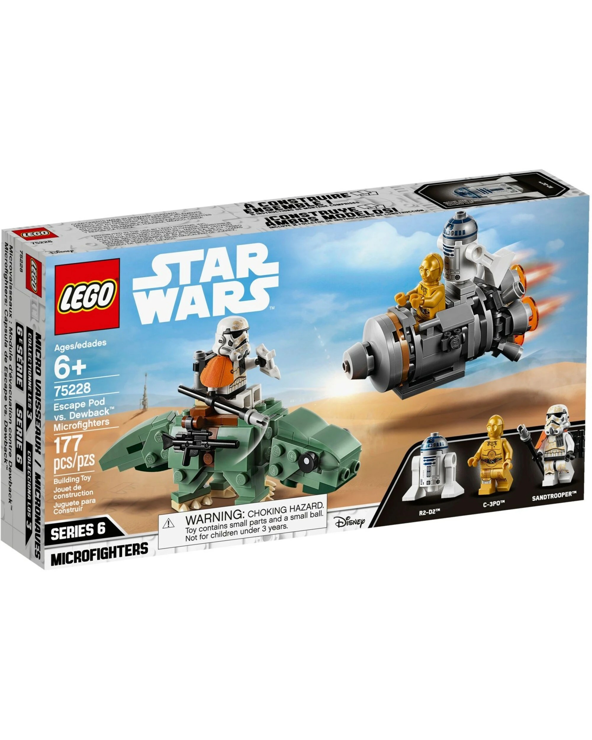 1 LEGO 75228 Escape Pod vs. Dewback Microfighters, 1 of 4