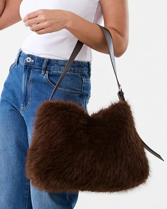 Faux Fur Tote