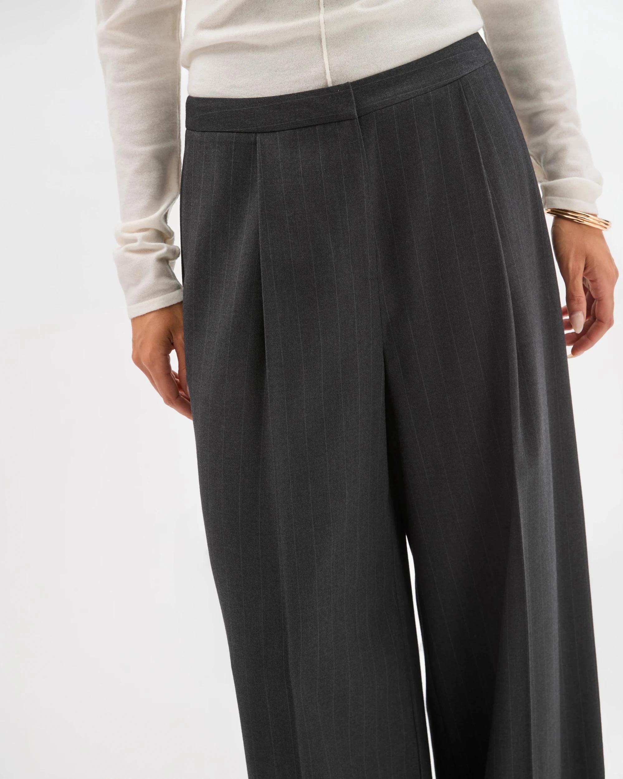 6 Lily Loves Wide Leg Tailored Pants CHARCOAL, 6 of 7