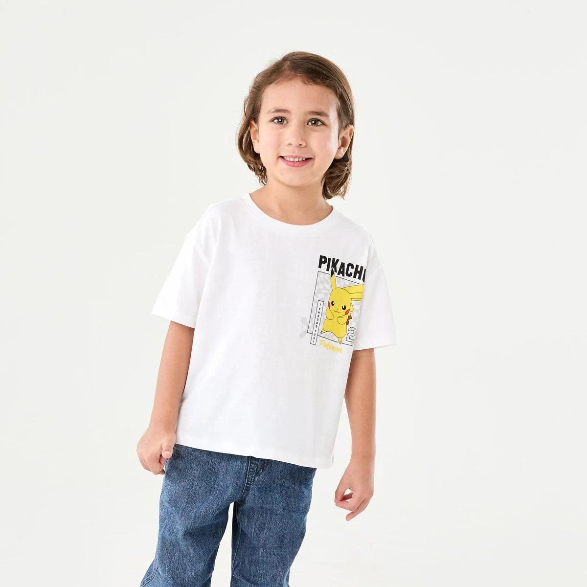 1 Pokemon License T-shirt POKEMON WHITE, 1 of 6