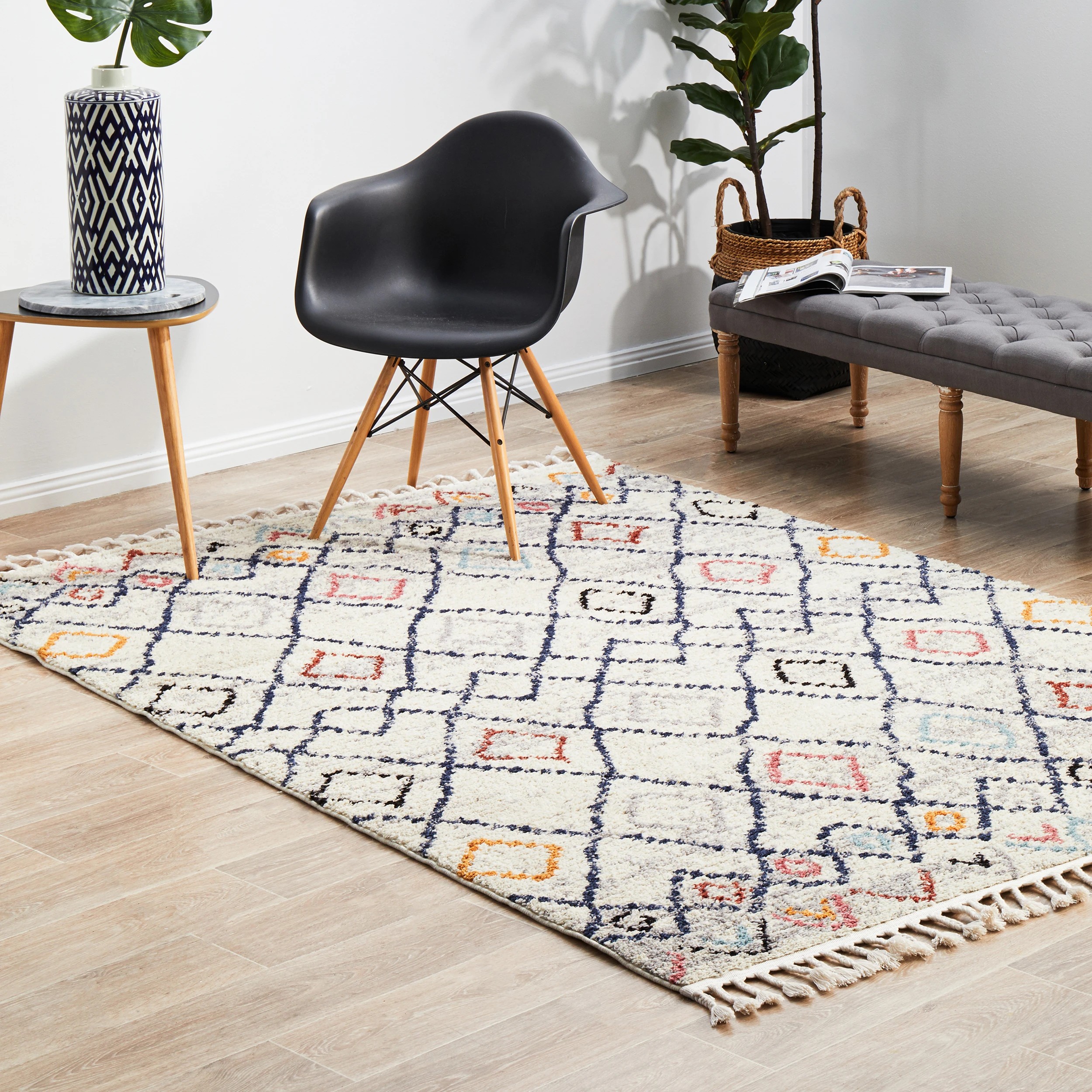 2 Common Ground Rugs Medina 666 400x300cm - Extra Extra Large Shag Rug - Natural, 2 of 8