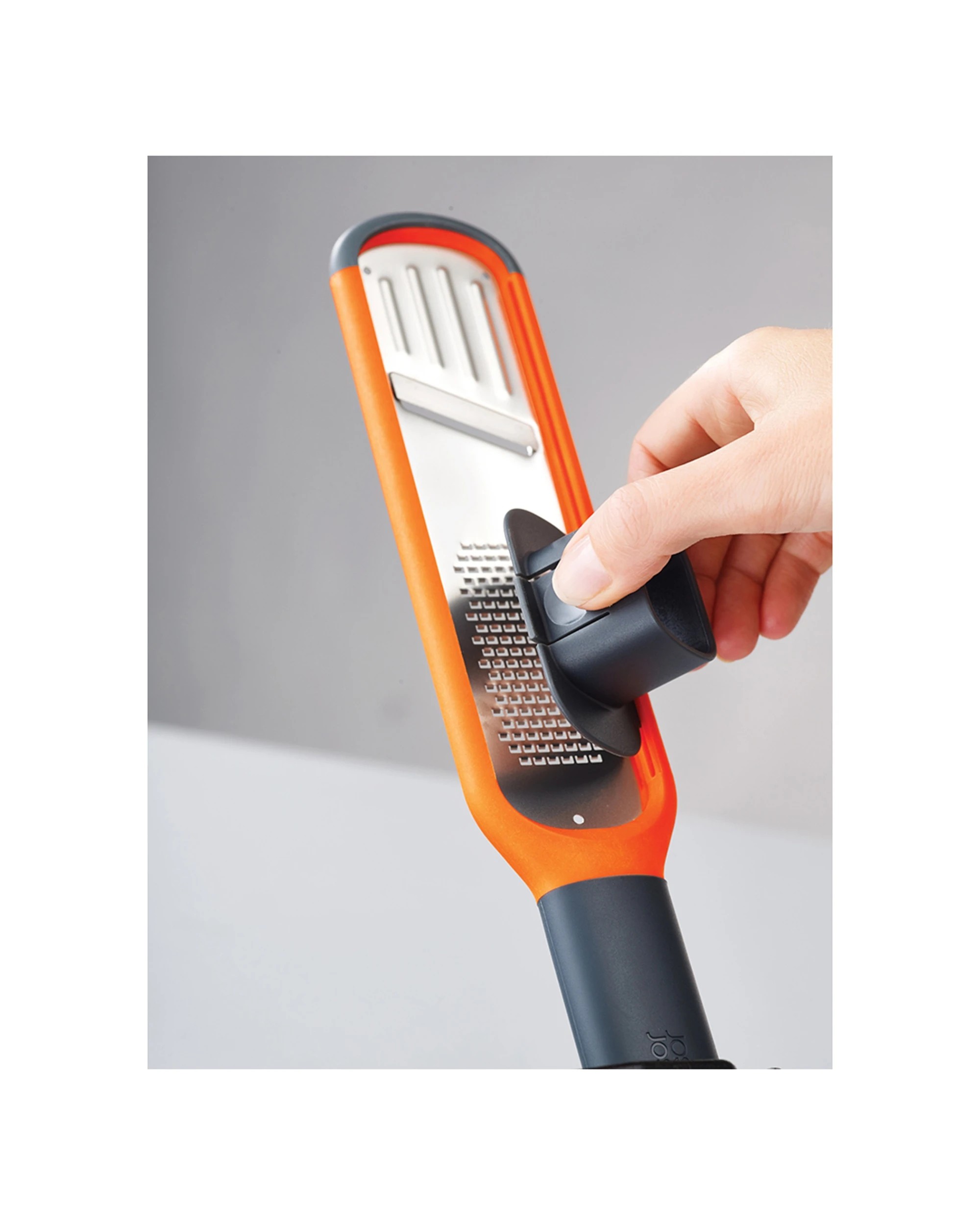 6 Joseph Joseph Handi-Grate 2-in-1 Mini Grater And Slicer Razor Sharp Blades - Orange, 6 of 7