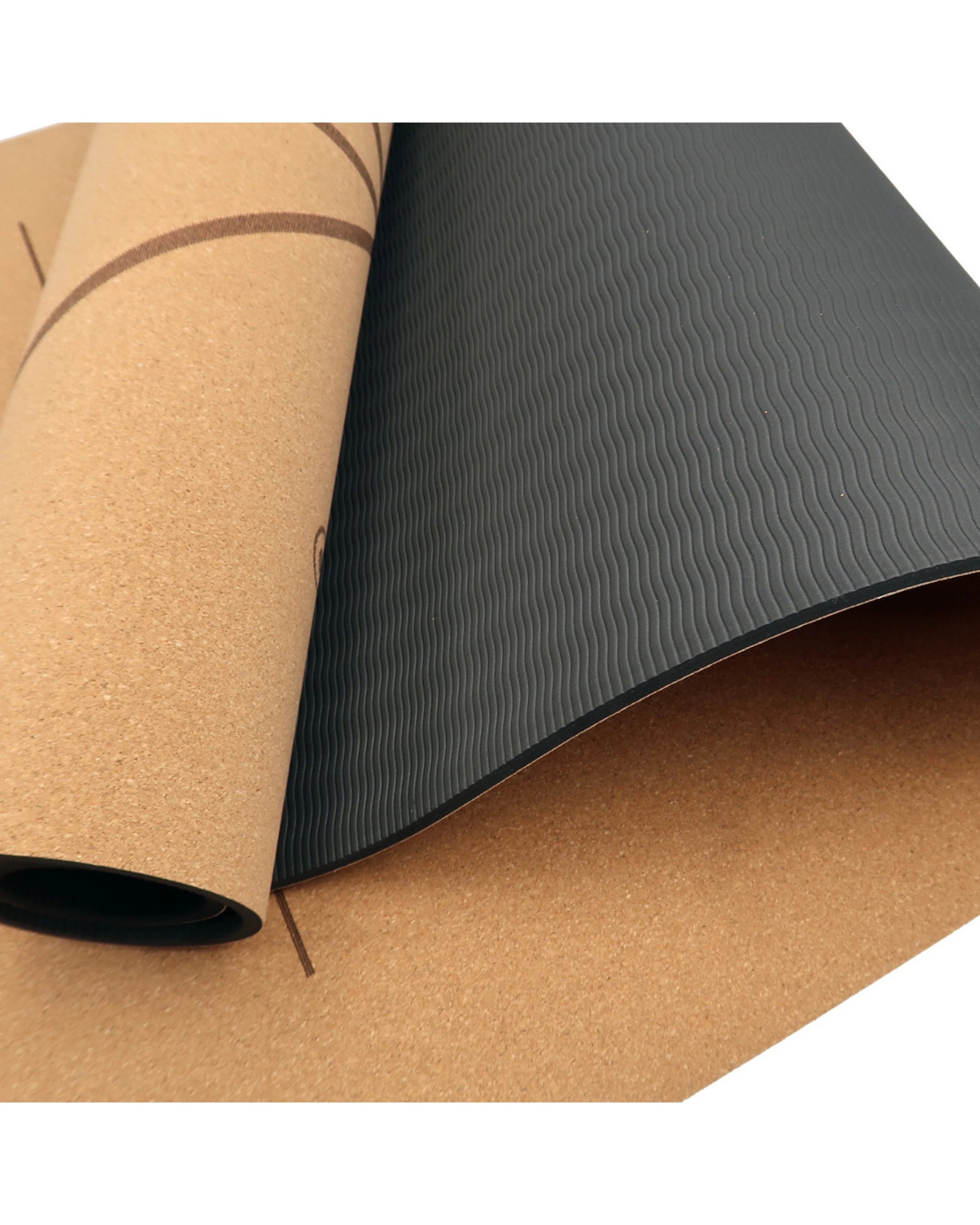 5 Powertrain Cork Yoga Mat with Carry Straps - Body Line, 5 of 6