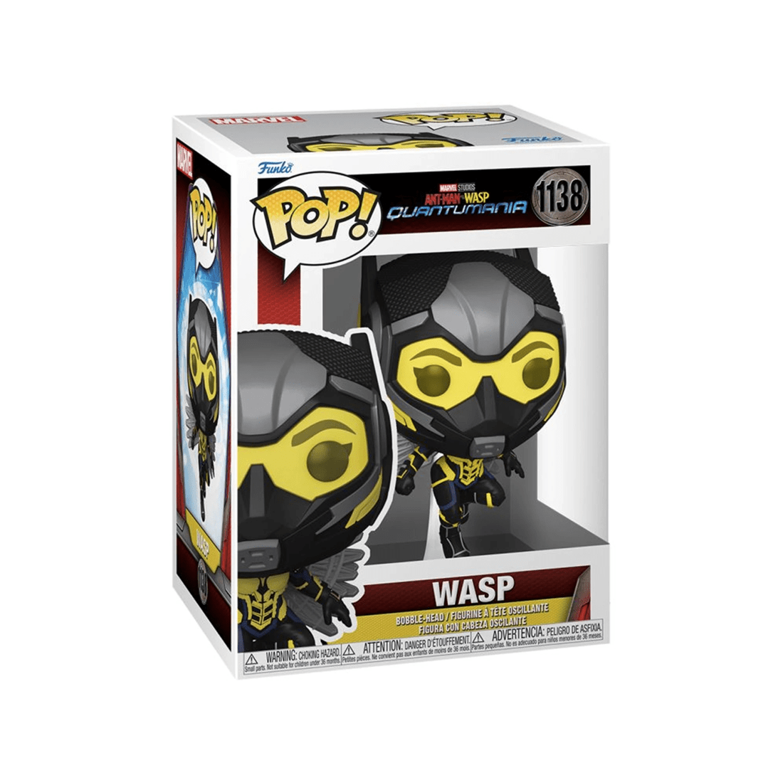 2 Pop Marvel Ant Man And The Wasp Quantumania Figurine Wasp - Chase Variant - Multi, 2 of 5