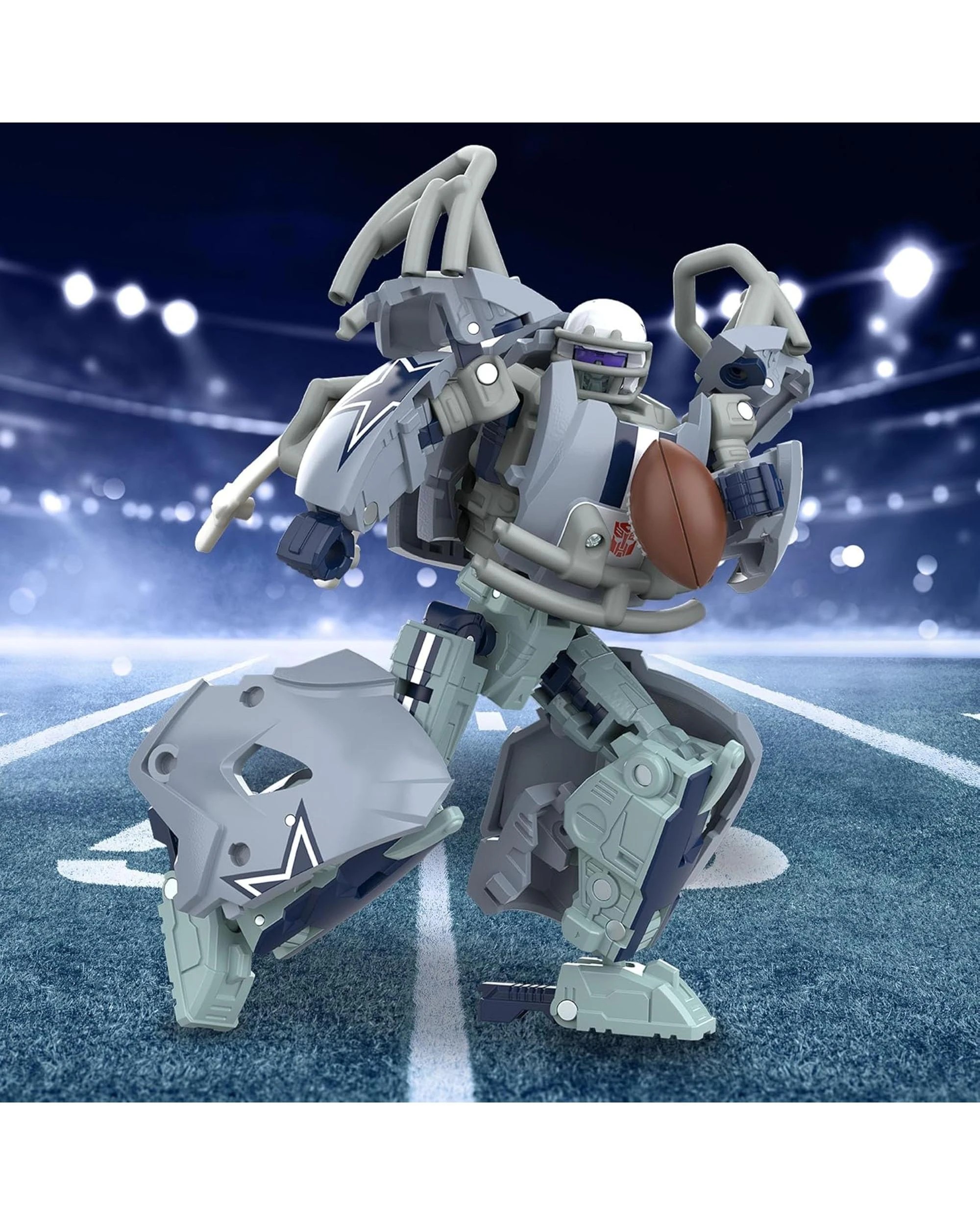 5 Transformers Collaborative NFL X Transformers Dallas Cowboys Starblitz Action Figure, 5 of 8