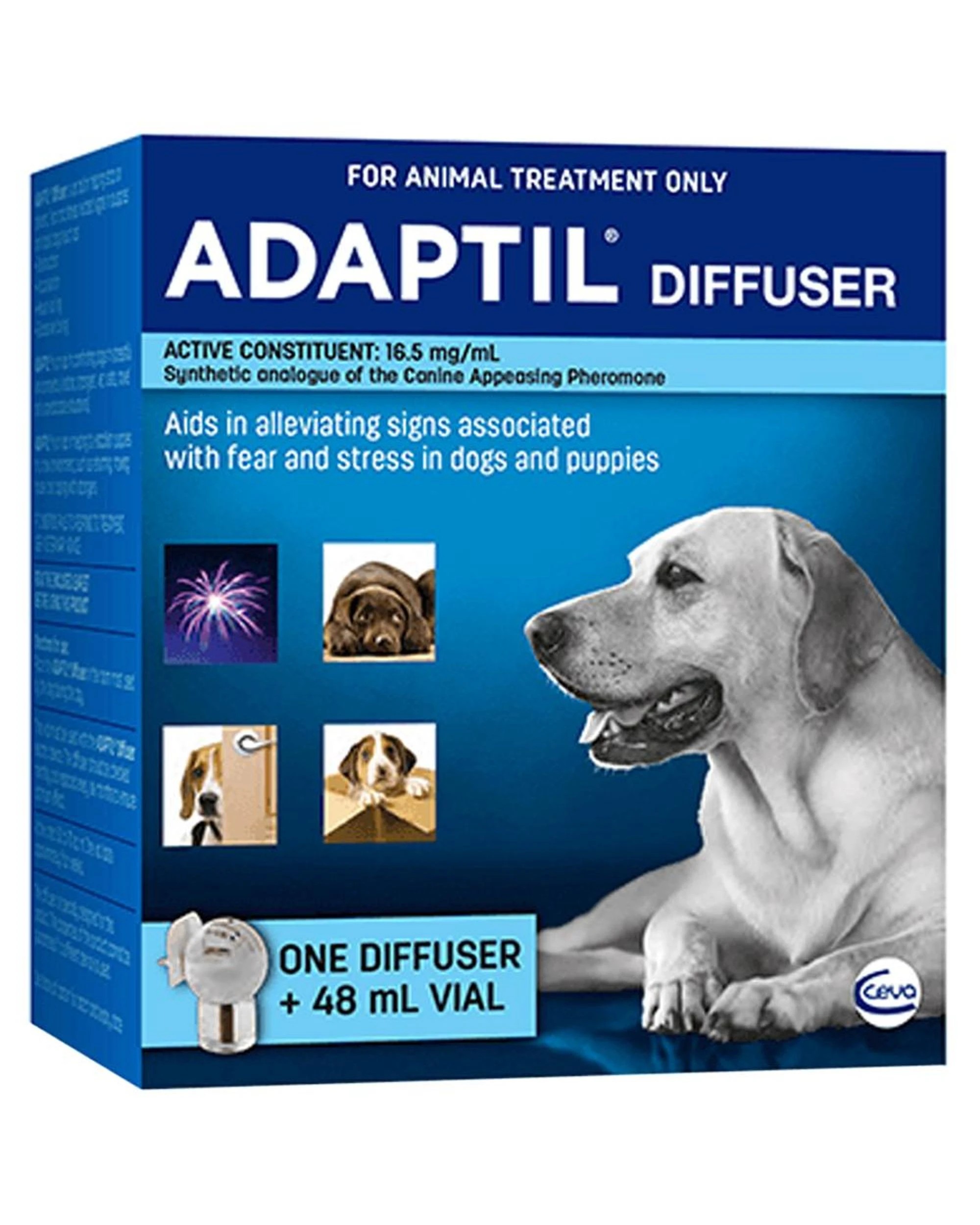 1 Adaptil Calm Fear & Stress Diffuser & Refill for Dogs 48ml, 1 of 2