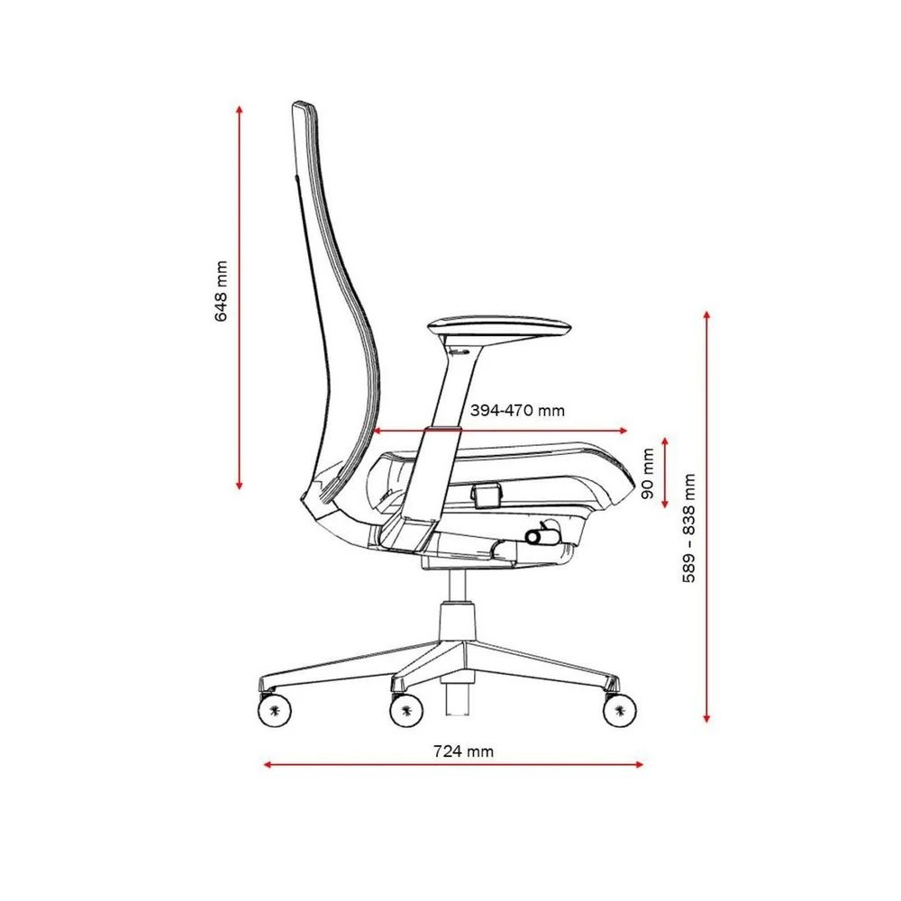 8 Haworth Fern Ergonomic Chair Black Ergonomic Chairs and Desk Chairs, 8 of 10