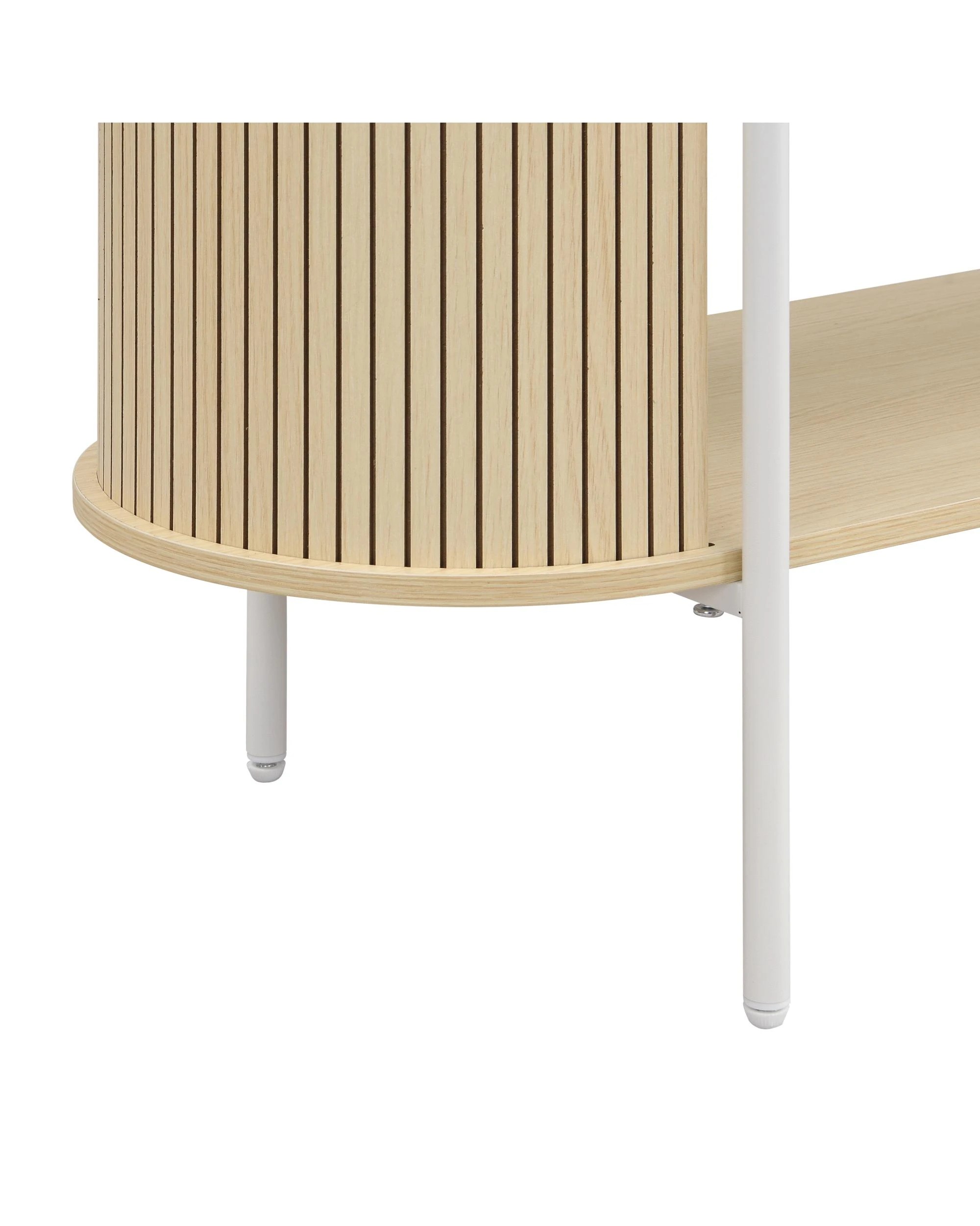 7 Kodu Bookcase Open Shelving 2 Tier Light Oak - White, 7 of 10