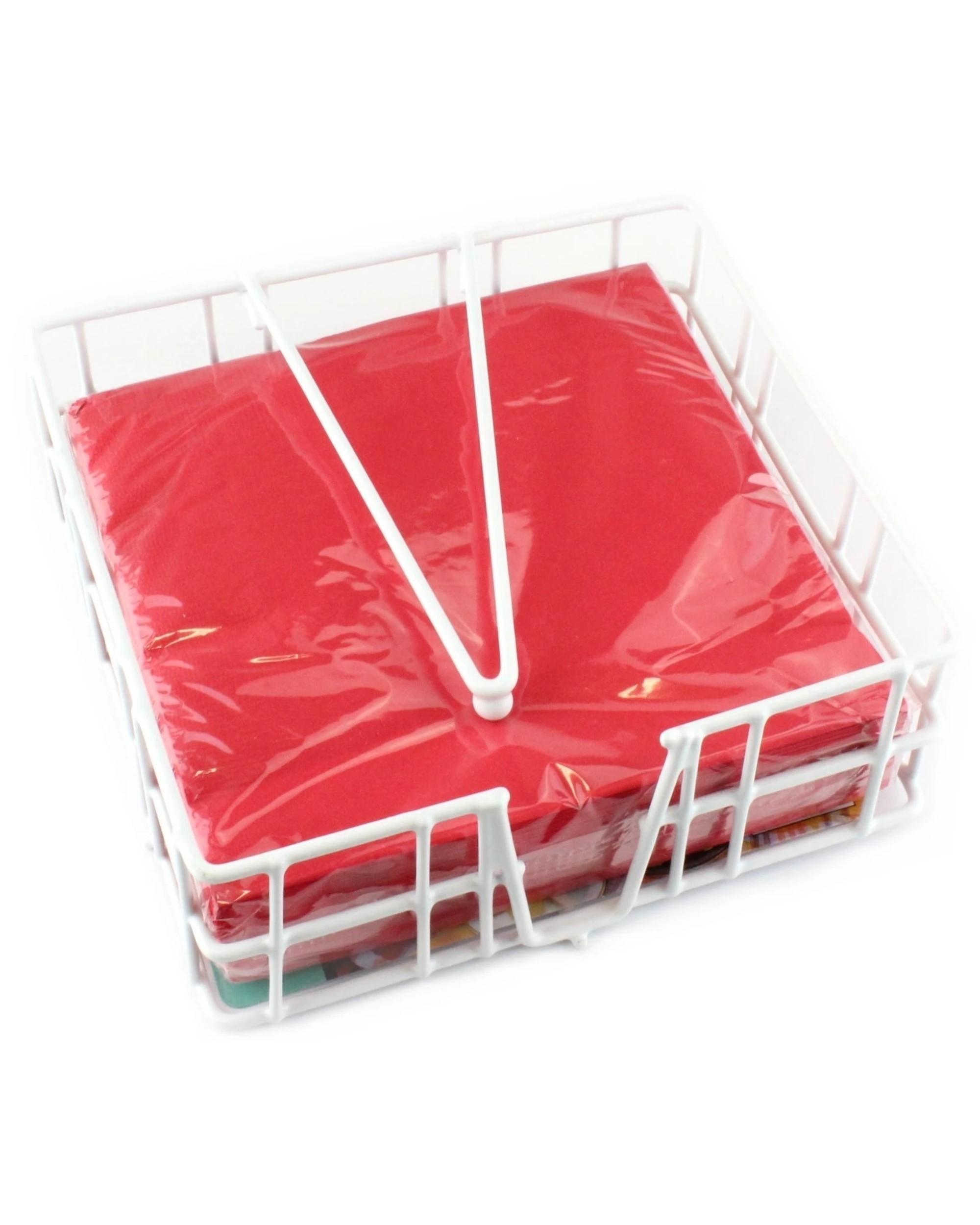 2 Durmaz White Heavy Duty Metal Napkin Holder, 2 of 2