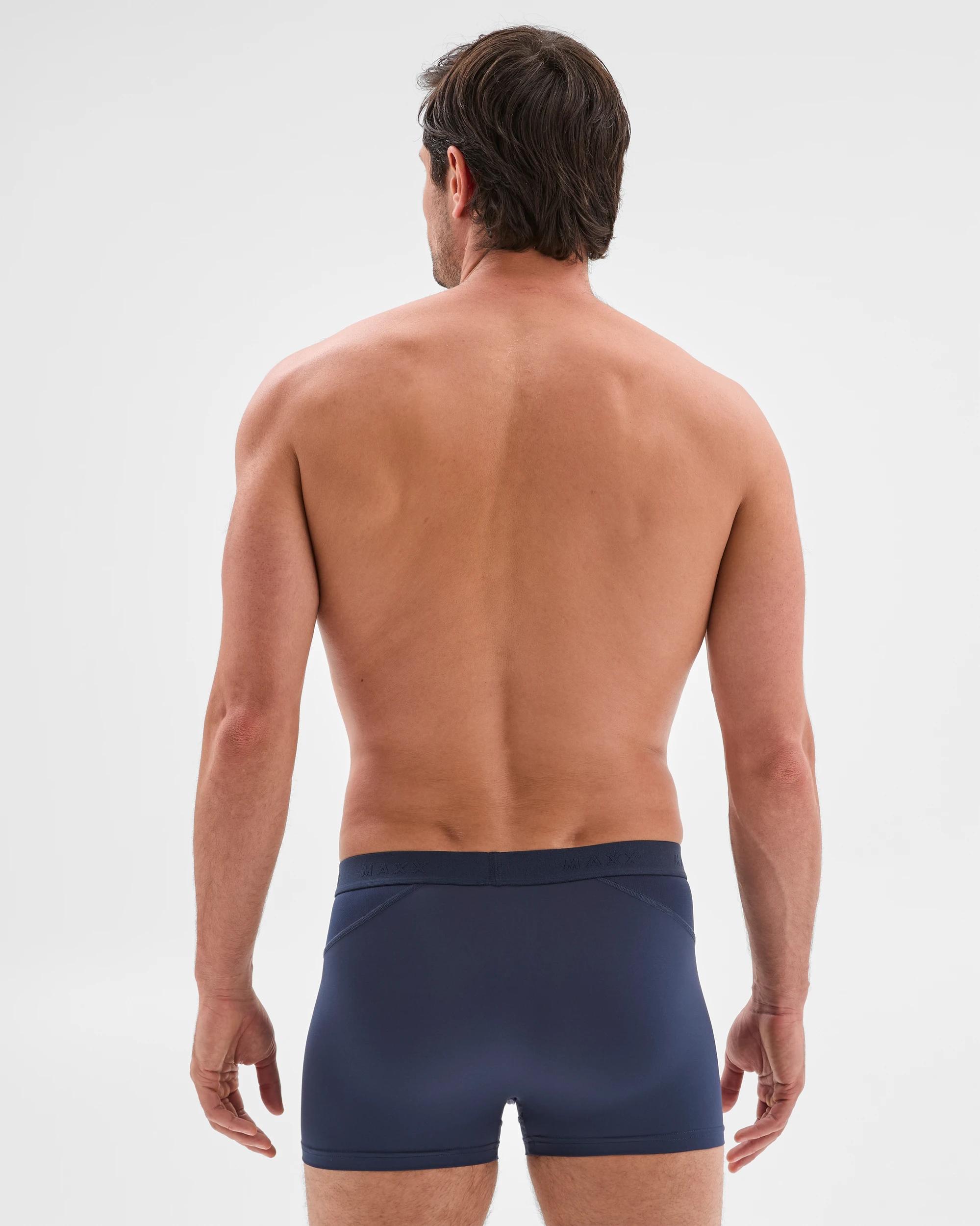 3 Mens Performance Trunks 3 Pack - Maxx GREEN/BLUE/NAVY, 3 of 4