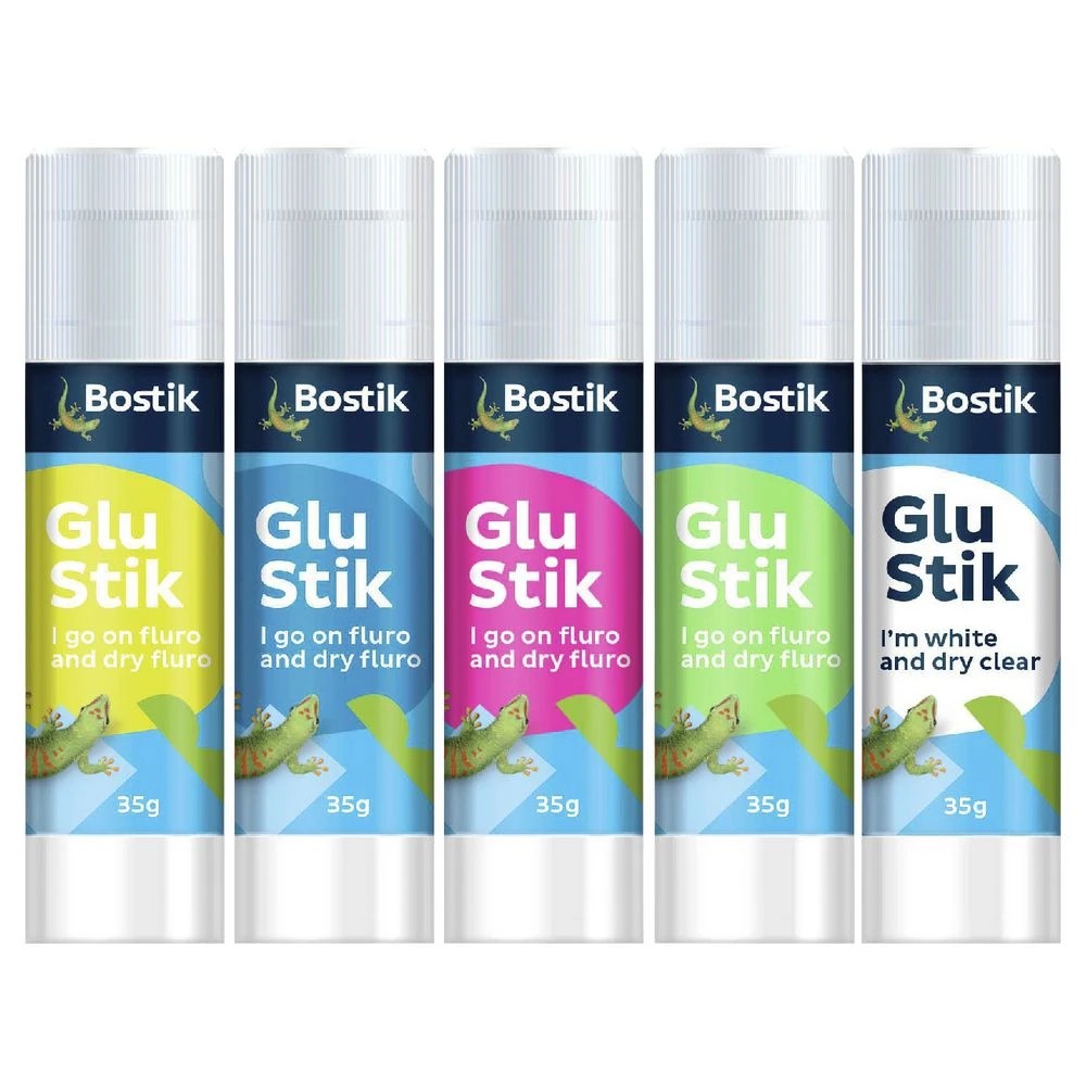 2 Bostik Glu Stik 35g Rainbow 5 Pack, 2 of 6