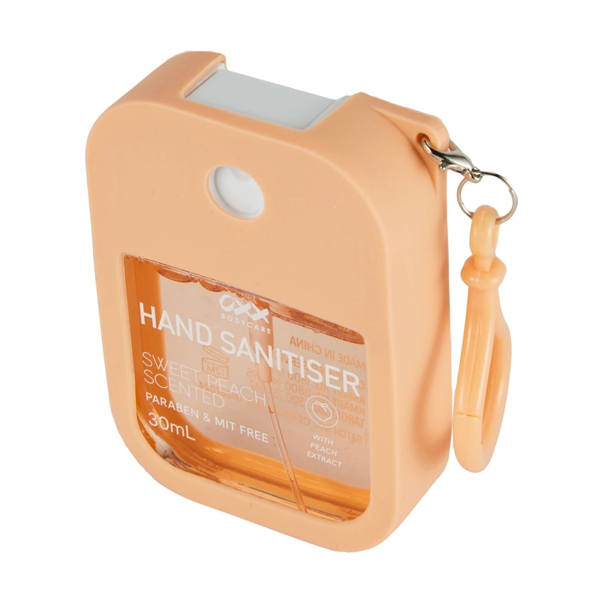 3 OXX Bodycare Hand Sanitiser 30ml - Sweet Peach Scented, 3 of 8