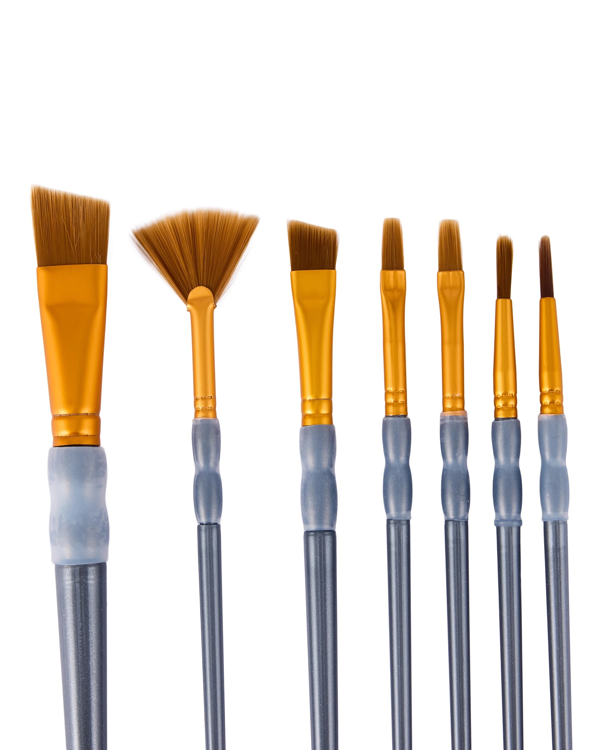 3 7 Piece Artist Grip Brush Set, 3 of 3