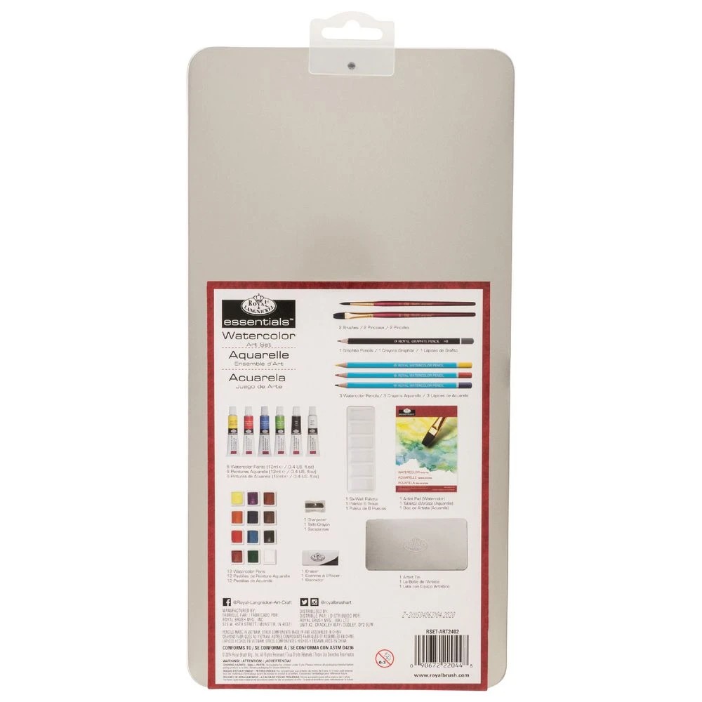 2 Royal & Langnickel Artist Tin Large Watercolour Set 29 Pieces, 2 of 5