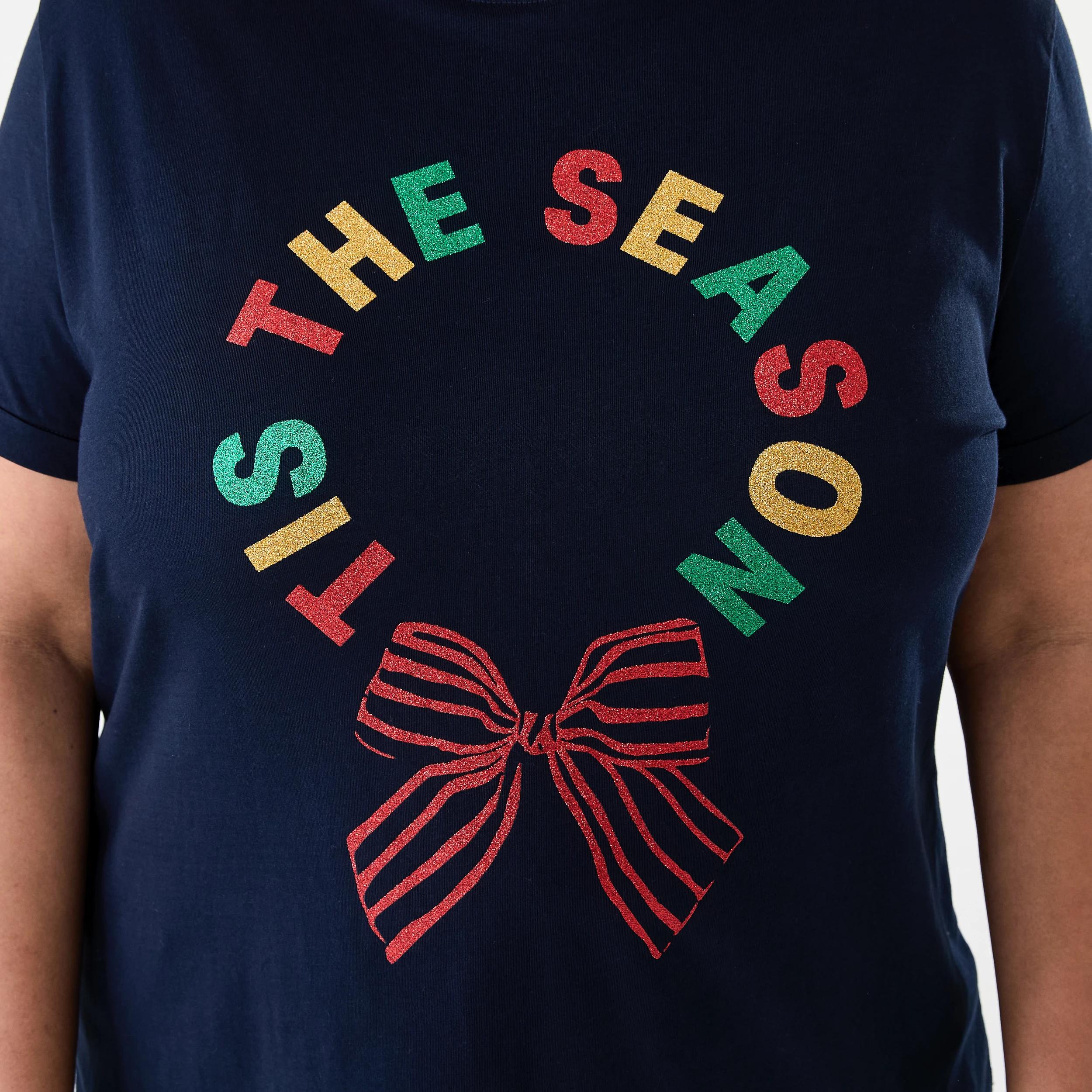 5 Christmas Short Sleeve T-shirt Wreath, 5 of 5