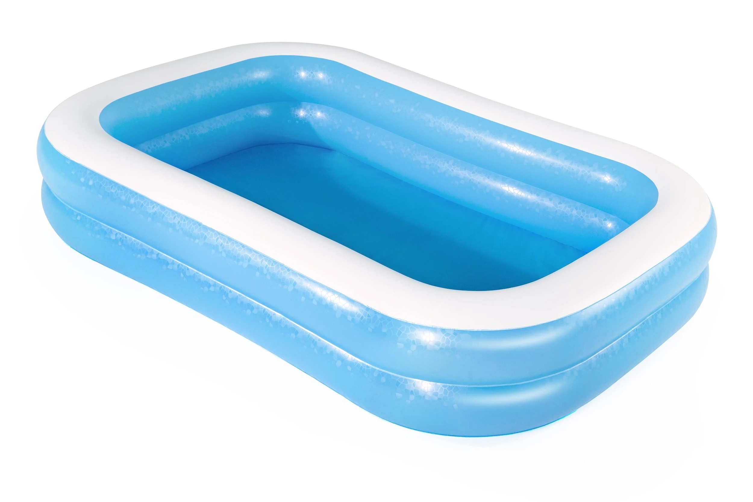 6 Bestway Inflatable Blue Rectangular Family Pool, 6 of 6