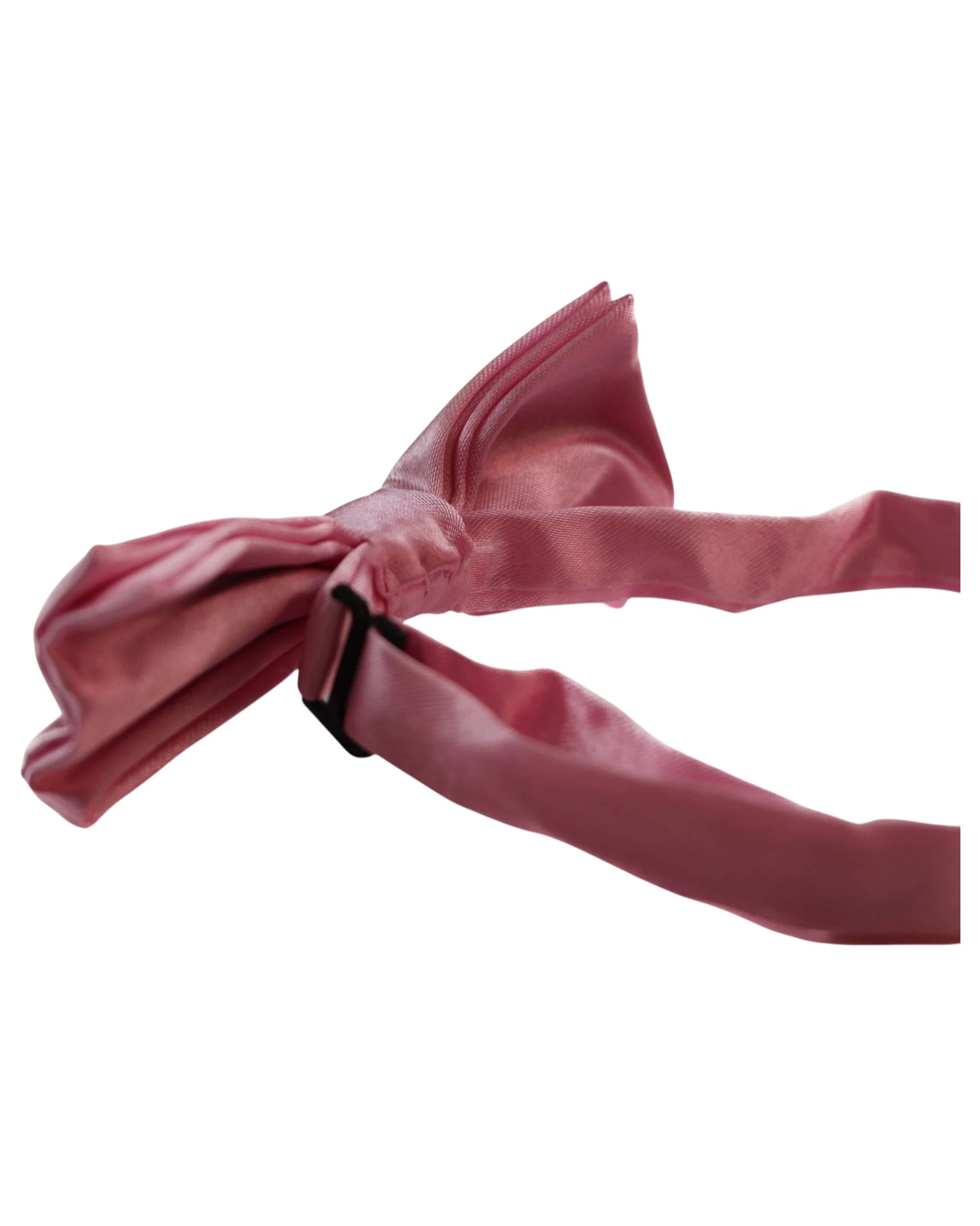 2 Zasel Boys Baby Pink Plain Bow Tie, 2 of 3