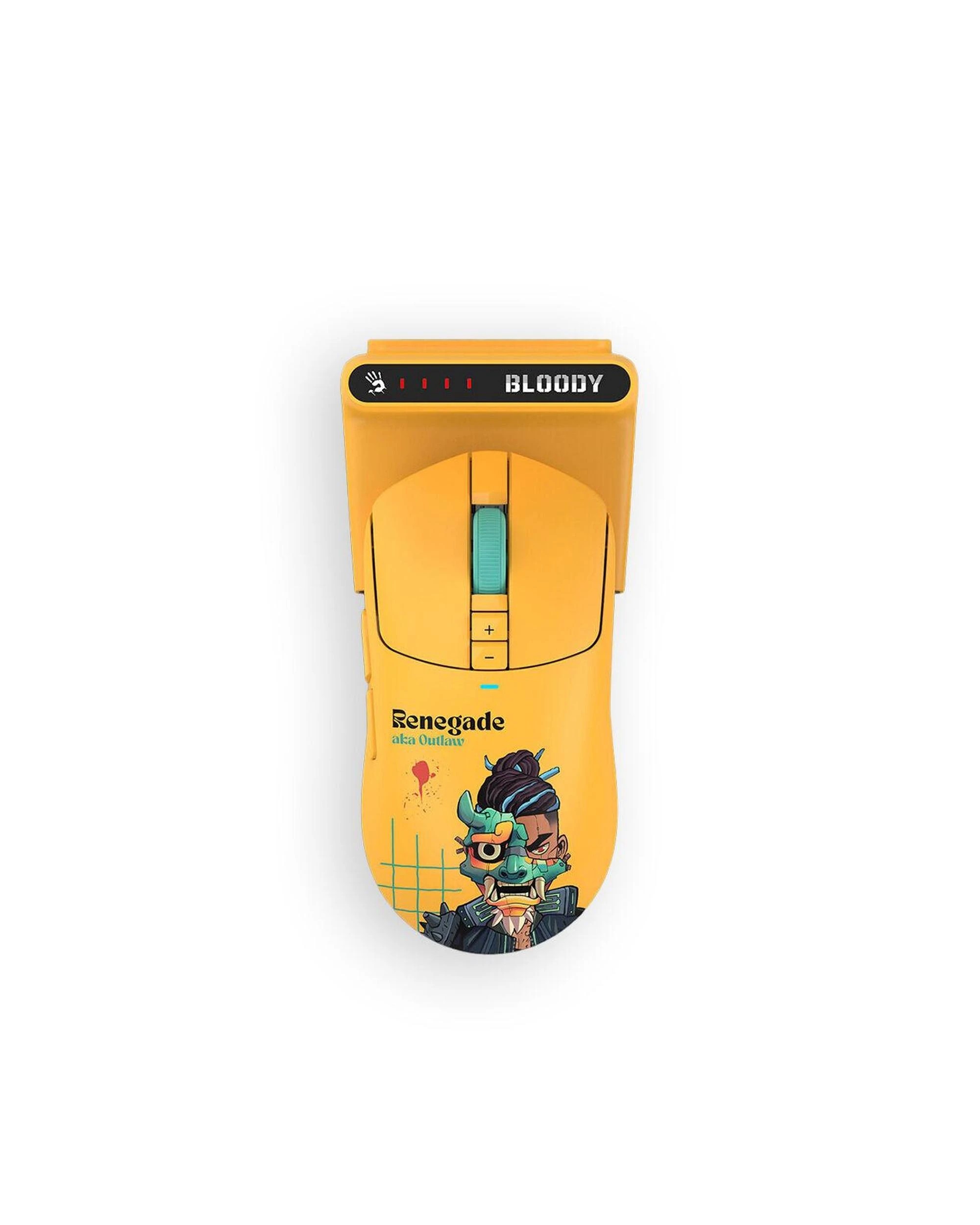 3 Bloody R72 Ultra Duo Renegade Sunset Full Size RapidSnap Wireless Gaming Mouse, 3 of 5