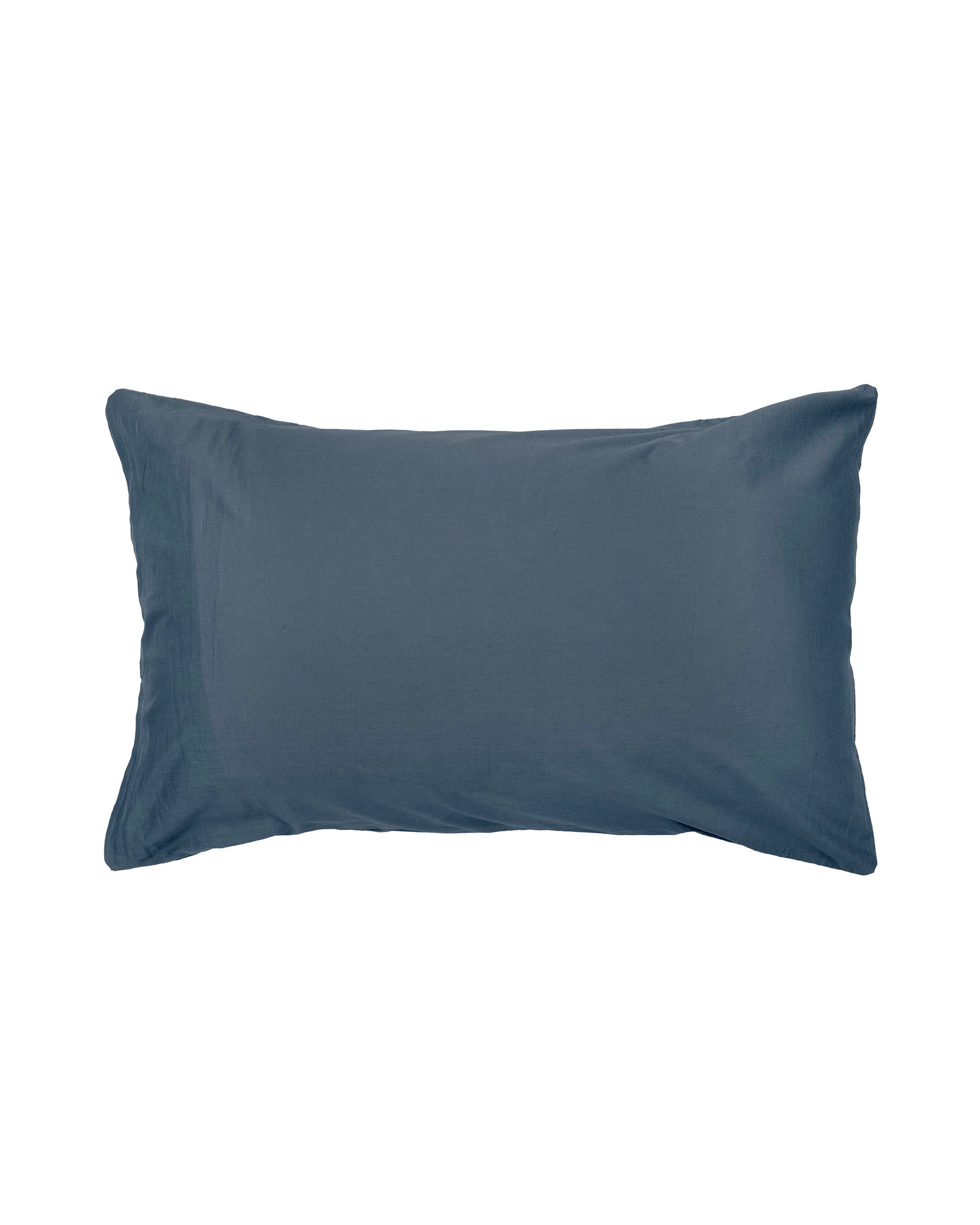 3 Bambury Tide Jacquard Cotton-Polyester Blend  Easy Care Machine Washable  Quilt Cover Set  Denim - Queen Bed - Blue, 3 of 4