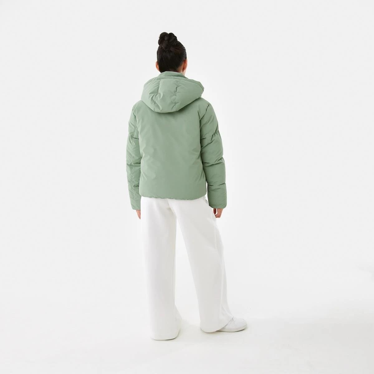 5 Active Womens Mid Length Puffer Jacket Sumer Sage, 5 of 8