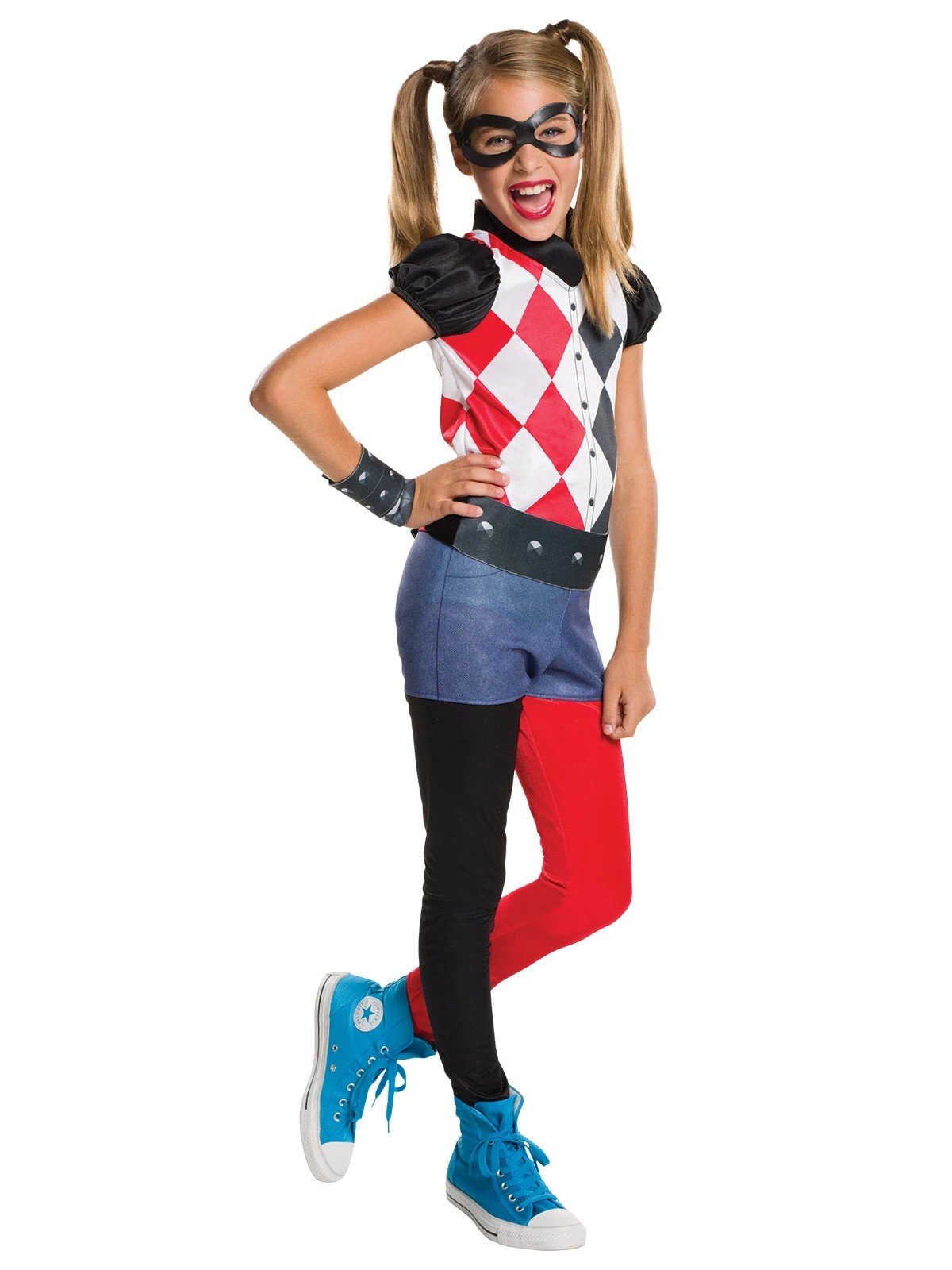 1 DC Super Hero Girls Harley Quinn Costume - Ages 9-10, 1 of 4