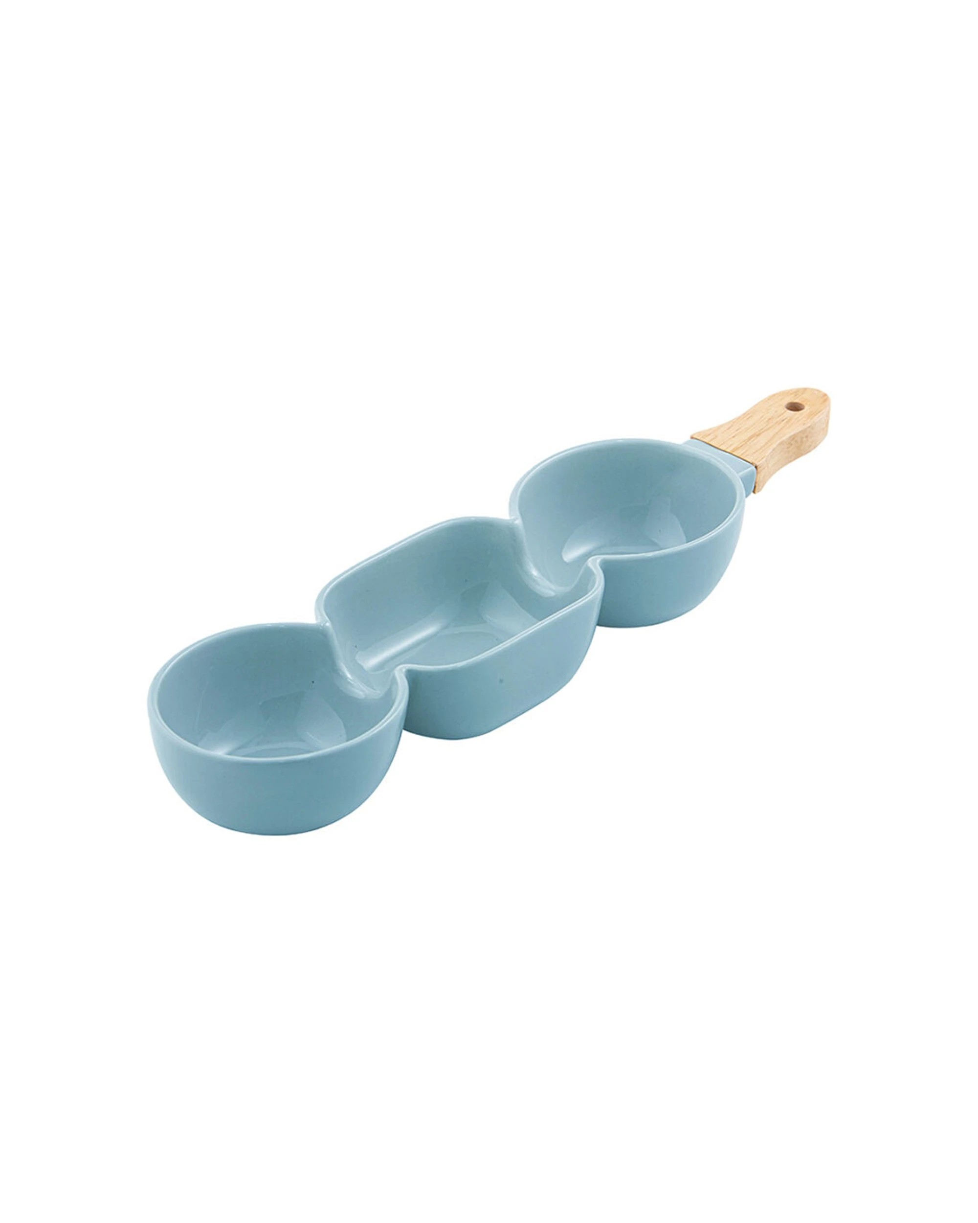1 Ladelle Alto Serve Share 3 Part Stick Snack Serving Platter, 1 of 1