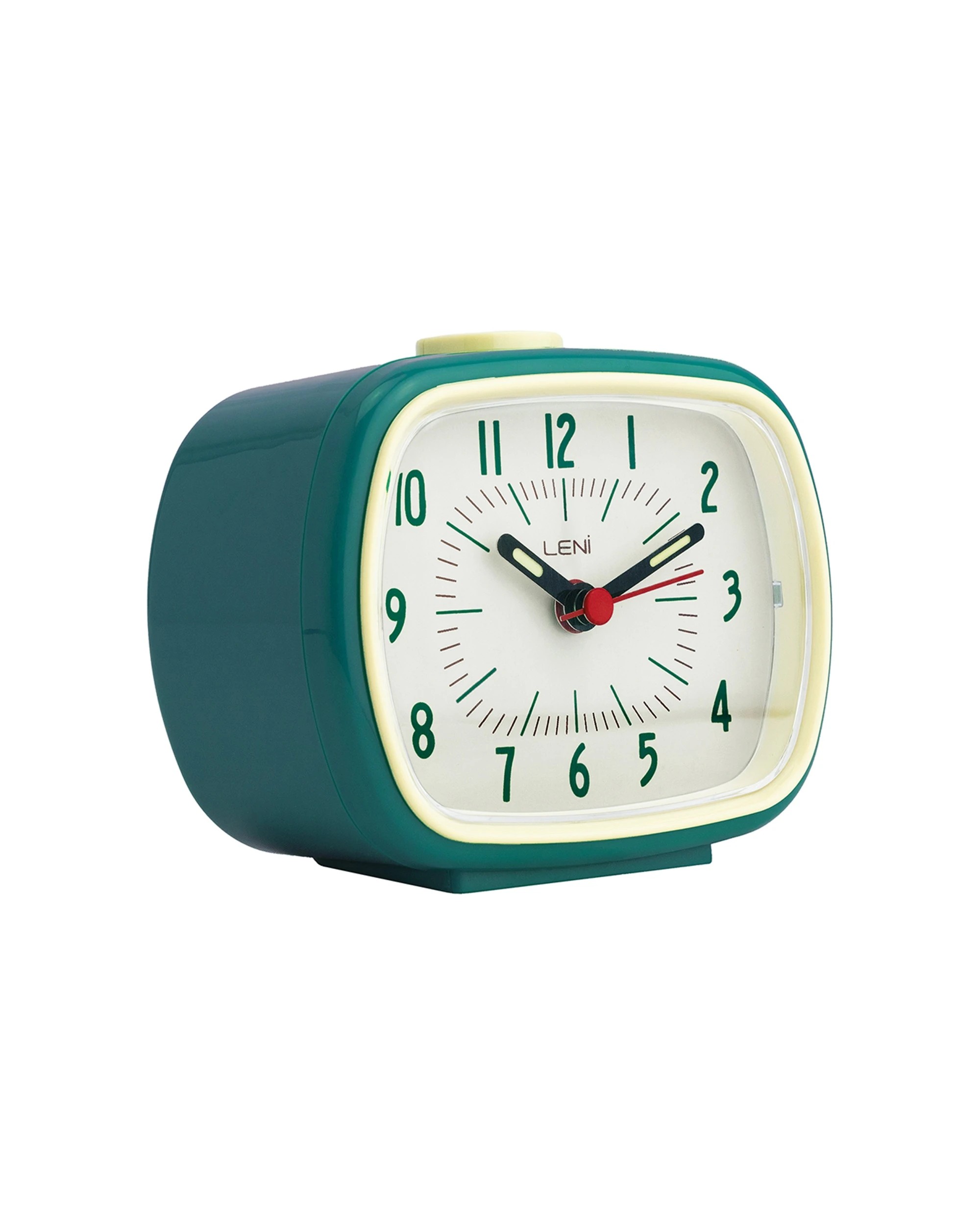 3 Leni Retro 9cm Alarm Clock Luminescent Hands Audible Beep-Beep Alarm - Blue, 3 of 7