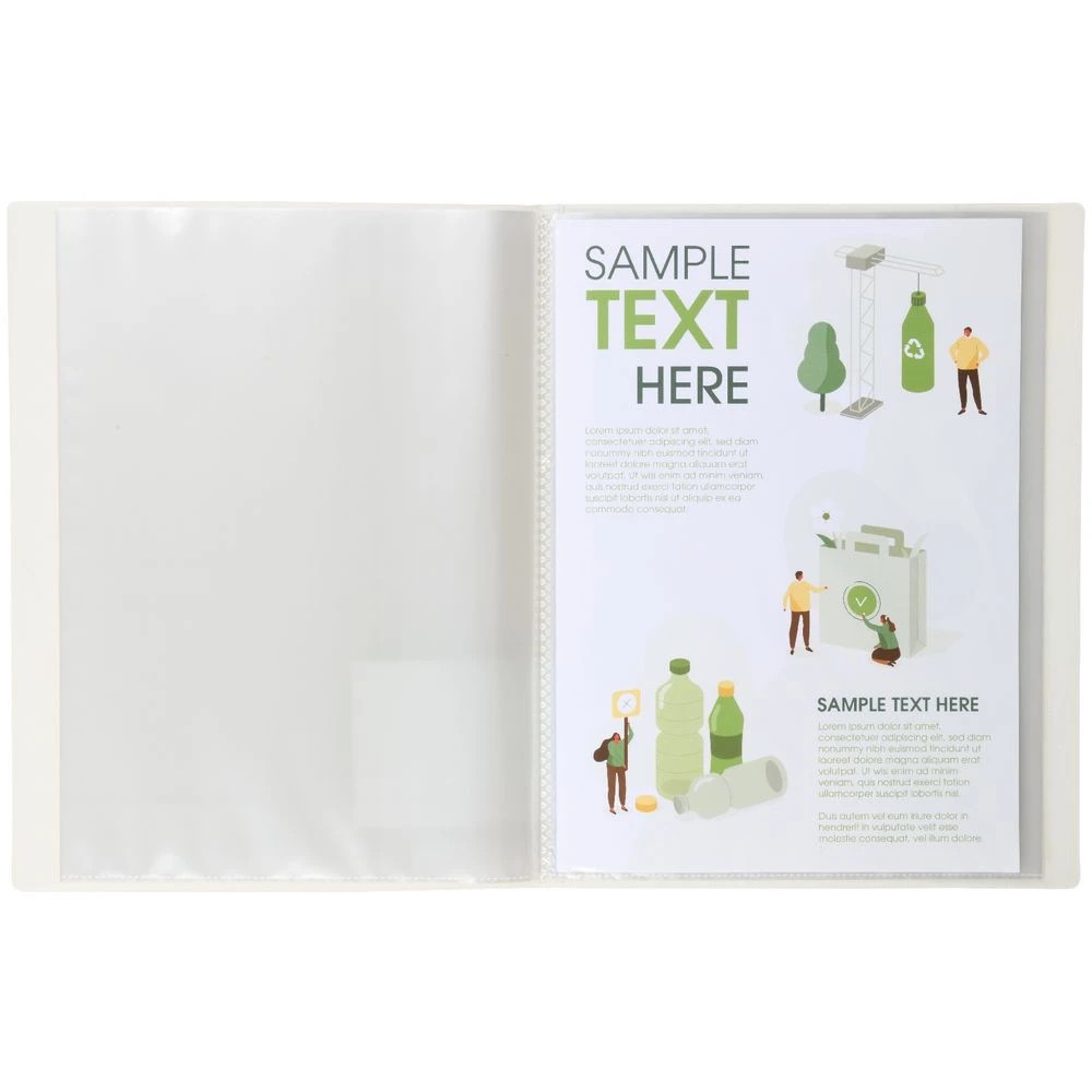 4 J.Burrows Antibacterial Display Book 20 Pockets Clear, 4 of 4