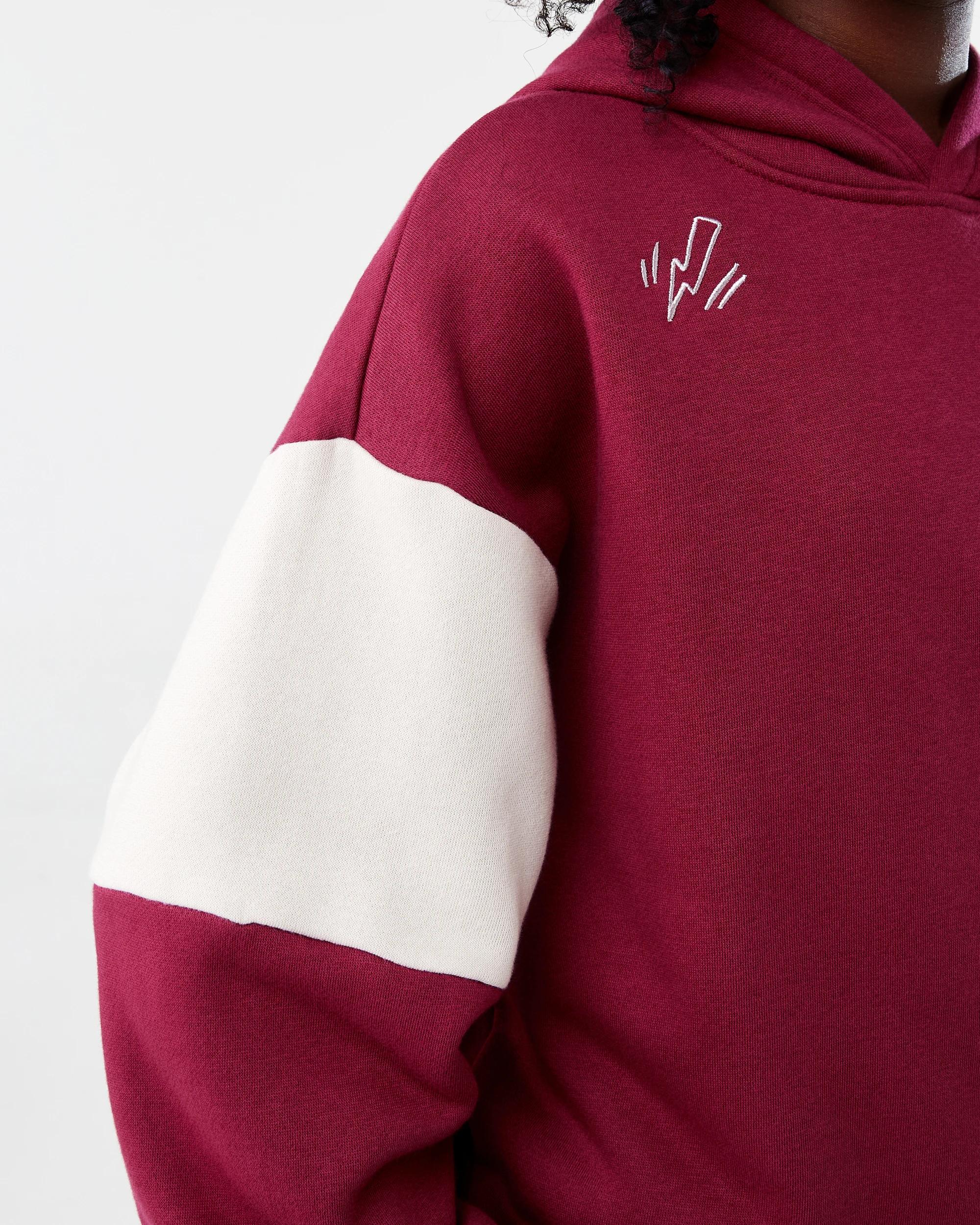 5 Harry Potter License Oversized Hoodie Red Hogwrt, 5 of 9