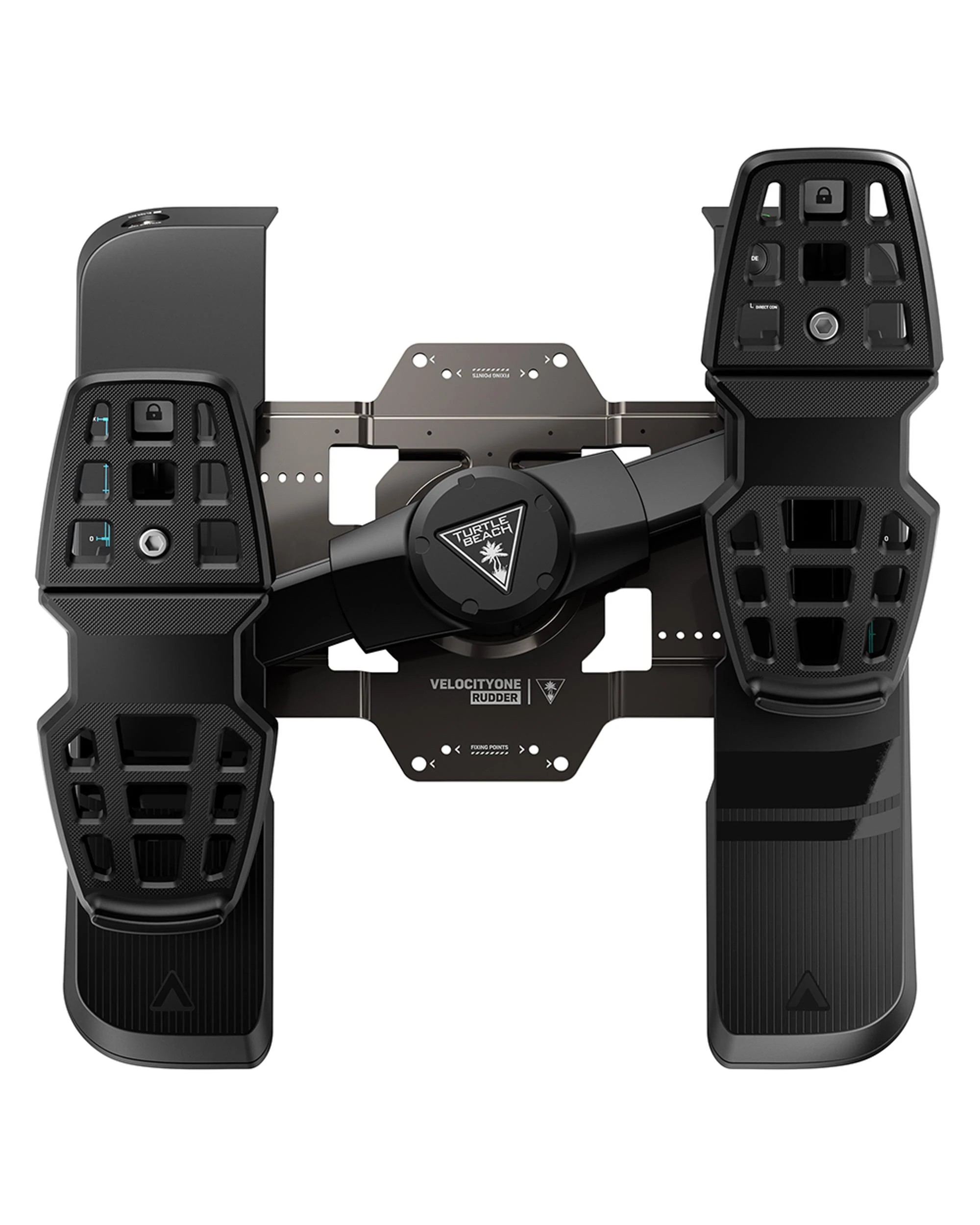 3 Turtle Beach VelocityOne Rudder Universal Rudder Pedals - Black, 3 of 10