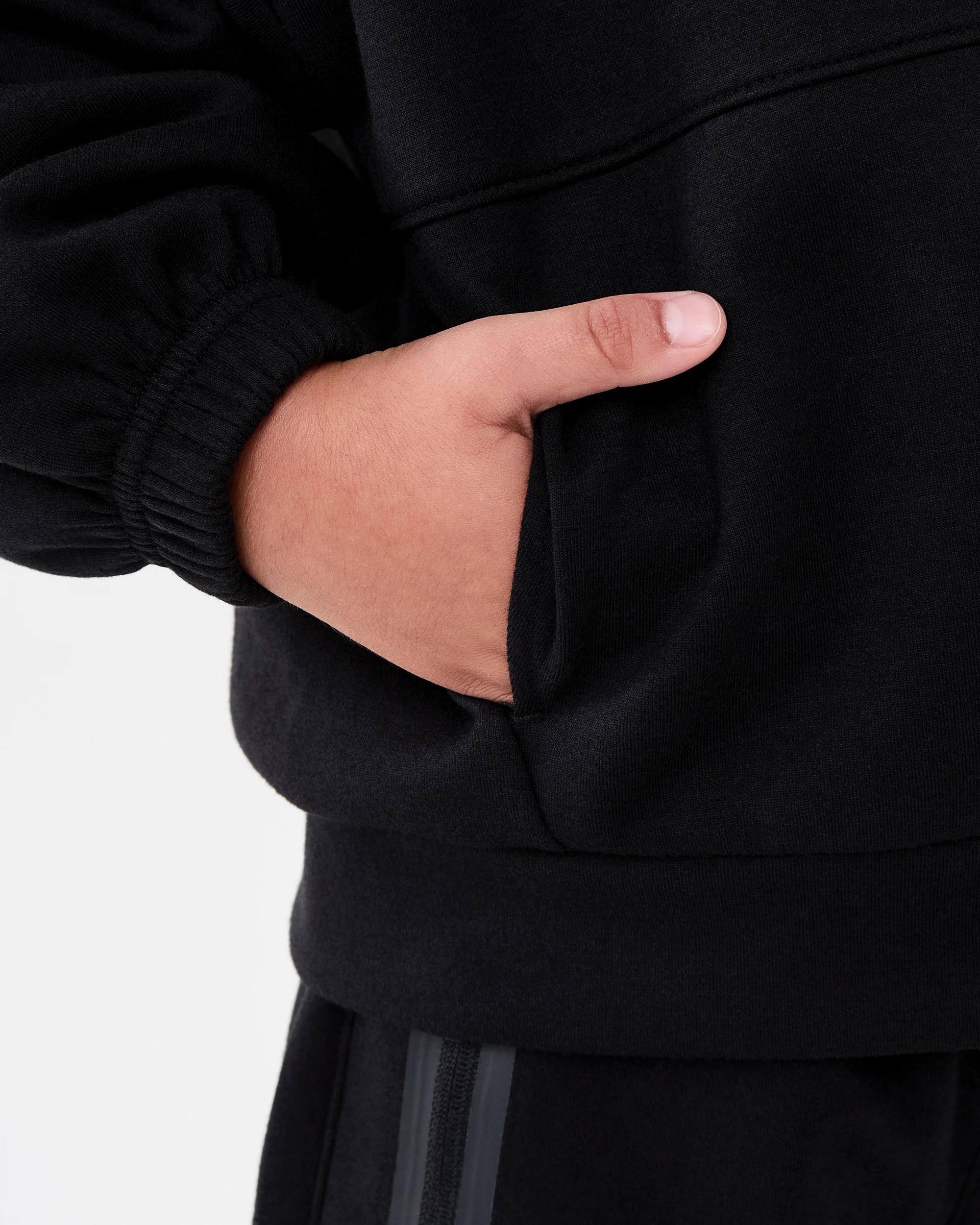 7 Zip Through Hoodie Black, 7 of 10