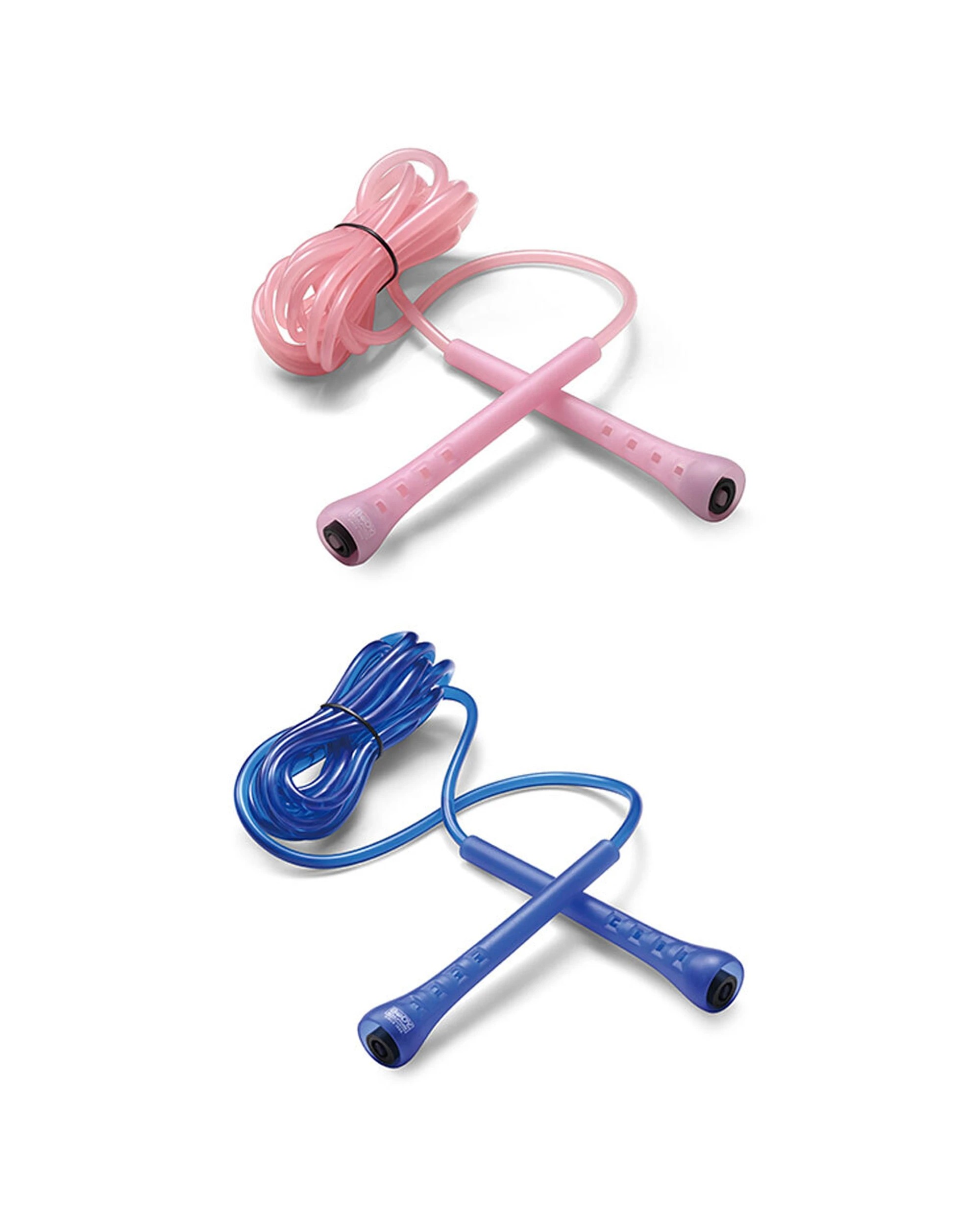 1 Body Sculpture PVC Skipping Ropes Twin Pack 275cm Plastic Handles Portable - Assorted, 1 of 3