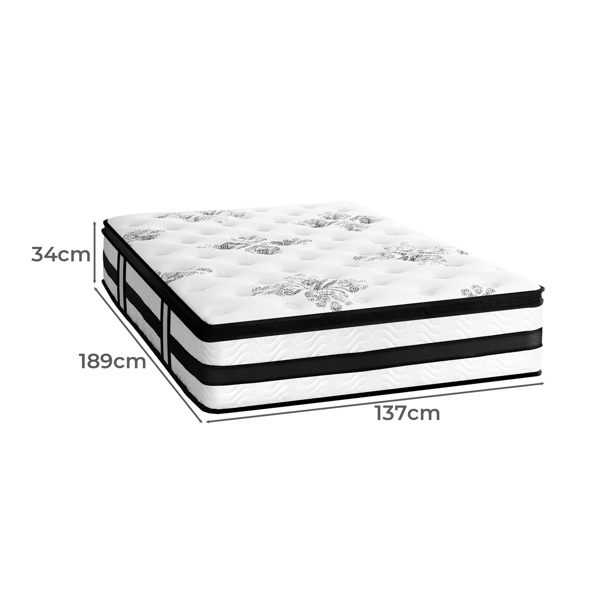 4 Bedra Bedding 34cm Cool Gel Foam Mattress - Double
 - Multi, 4 of 8