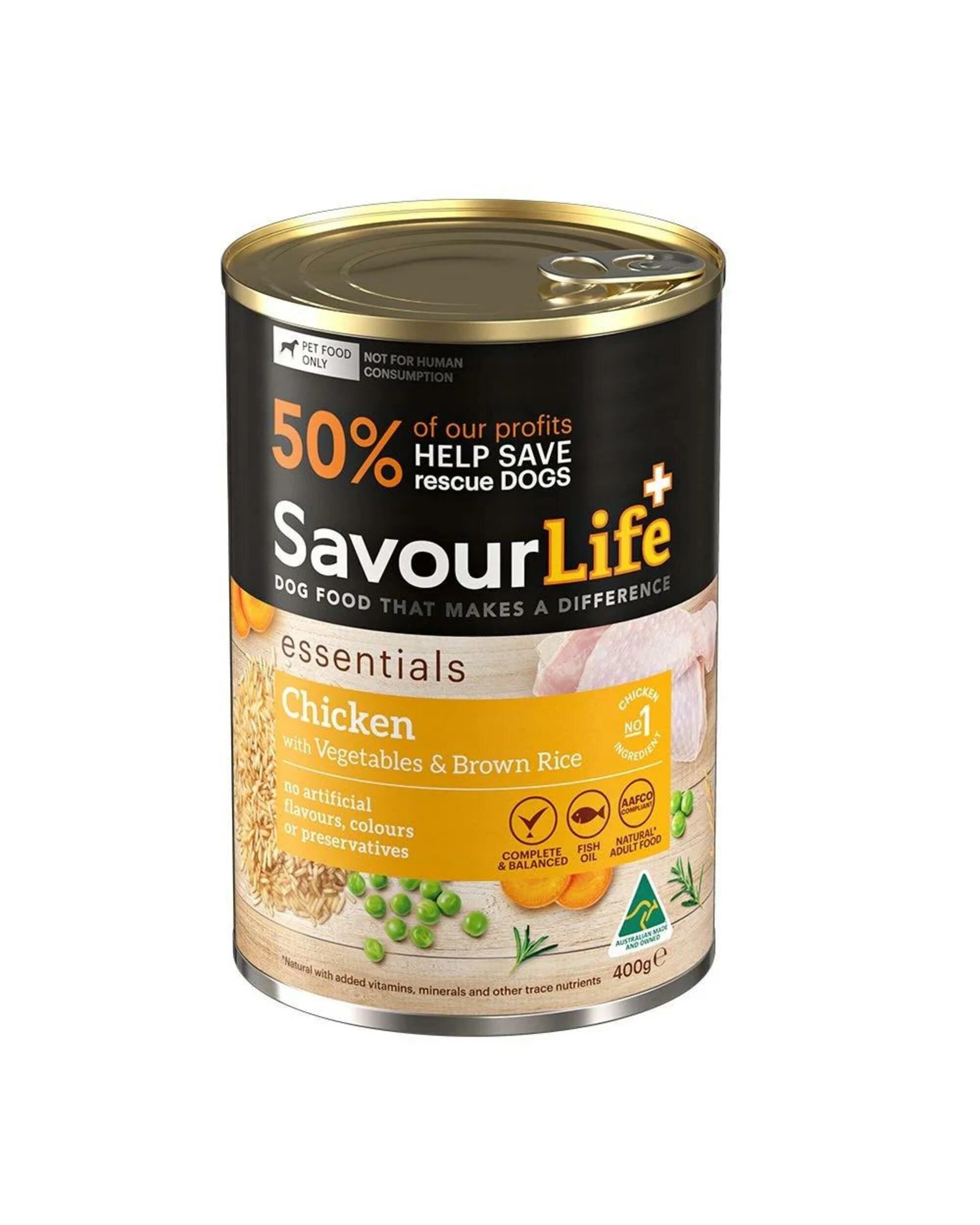 1 Savourlife Essentials Chicken Vegetable & Rice 400g 12pk, 1 of 2