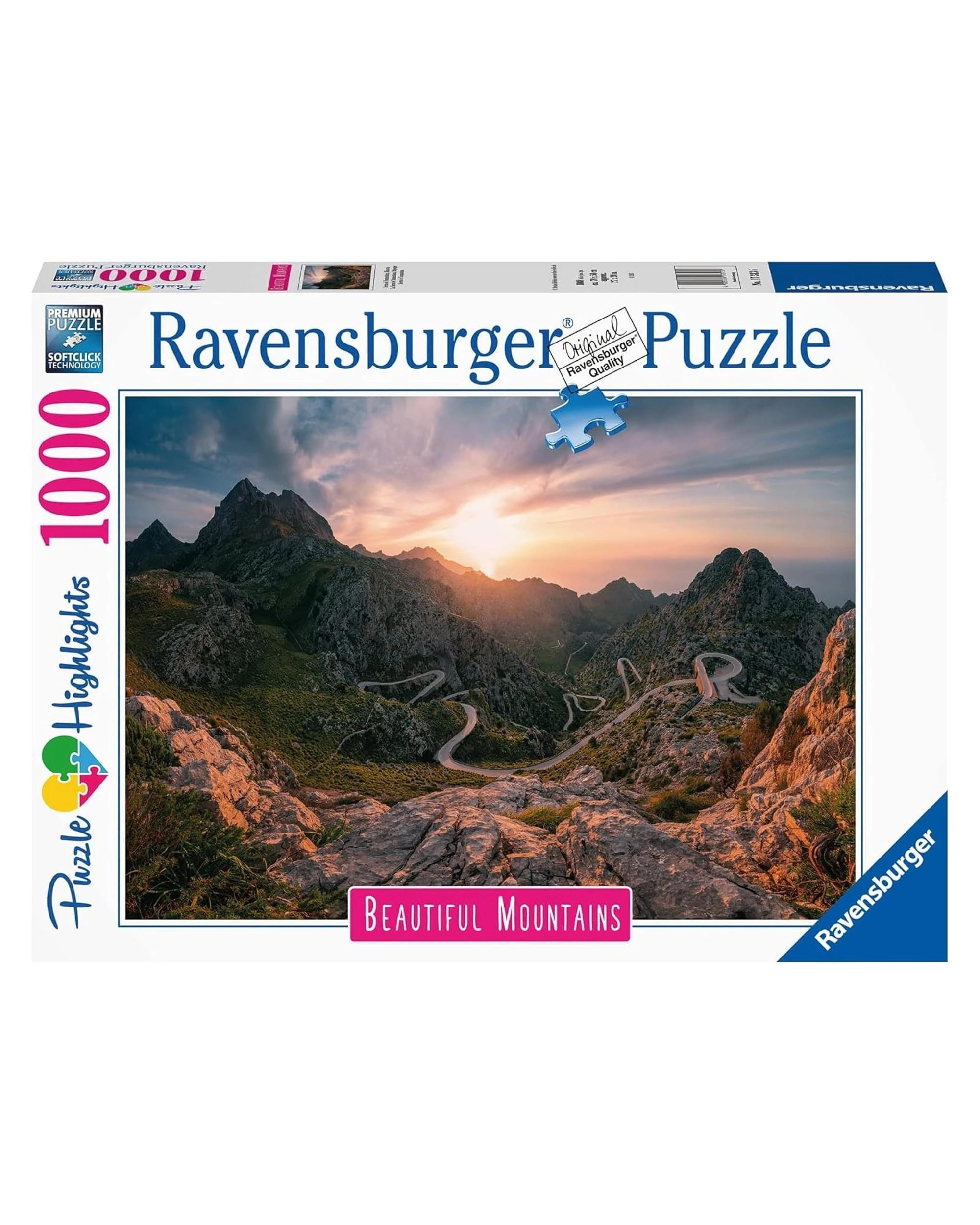 1 Ravensburger Puzzle Highlights Serra De Tramuntana Mallorca 1000 Piece Jigsaw Puzzle, 1 of 1